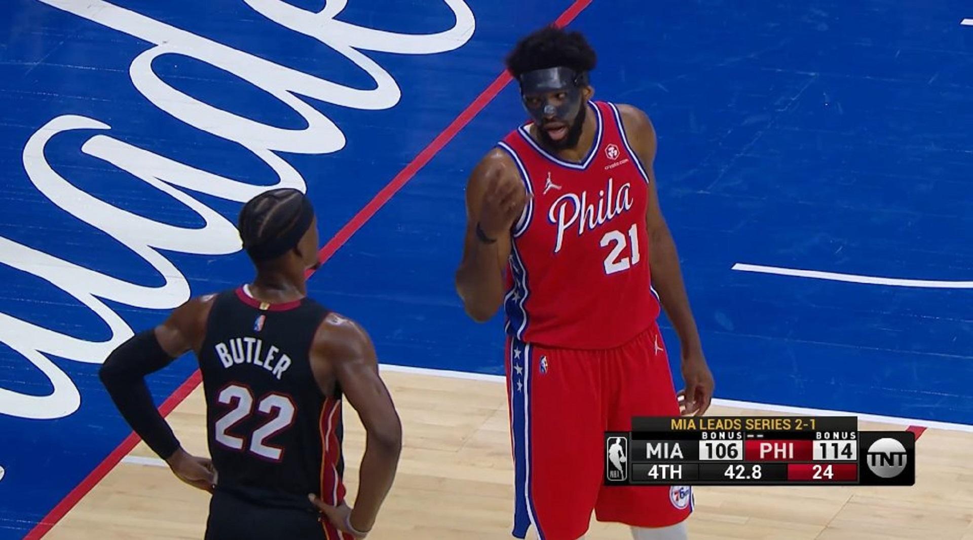 Joel Embiid Jimmy Butler 9 mai 2022