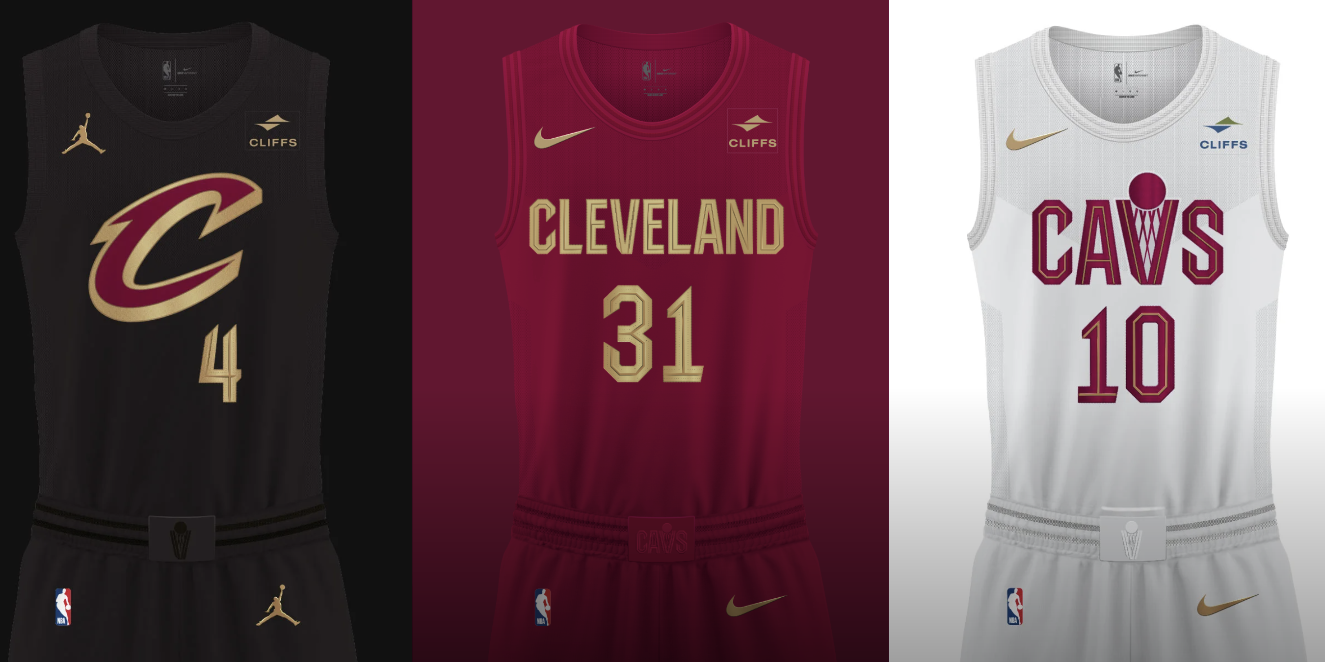 Cavaliers maillots 22-23