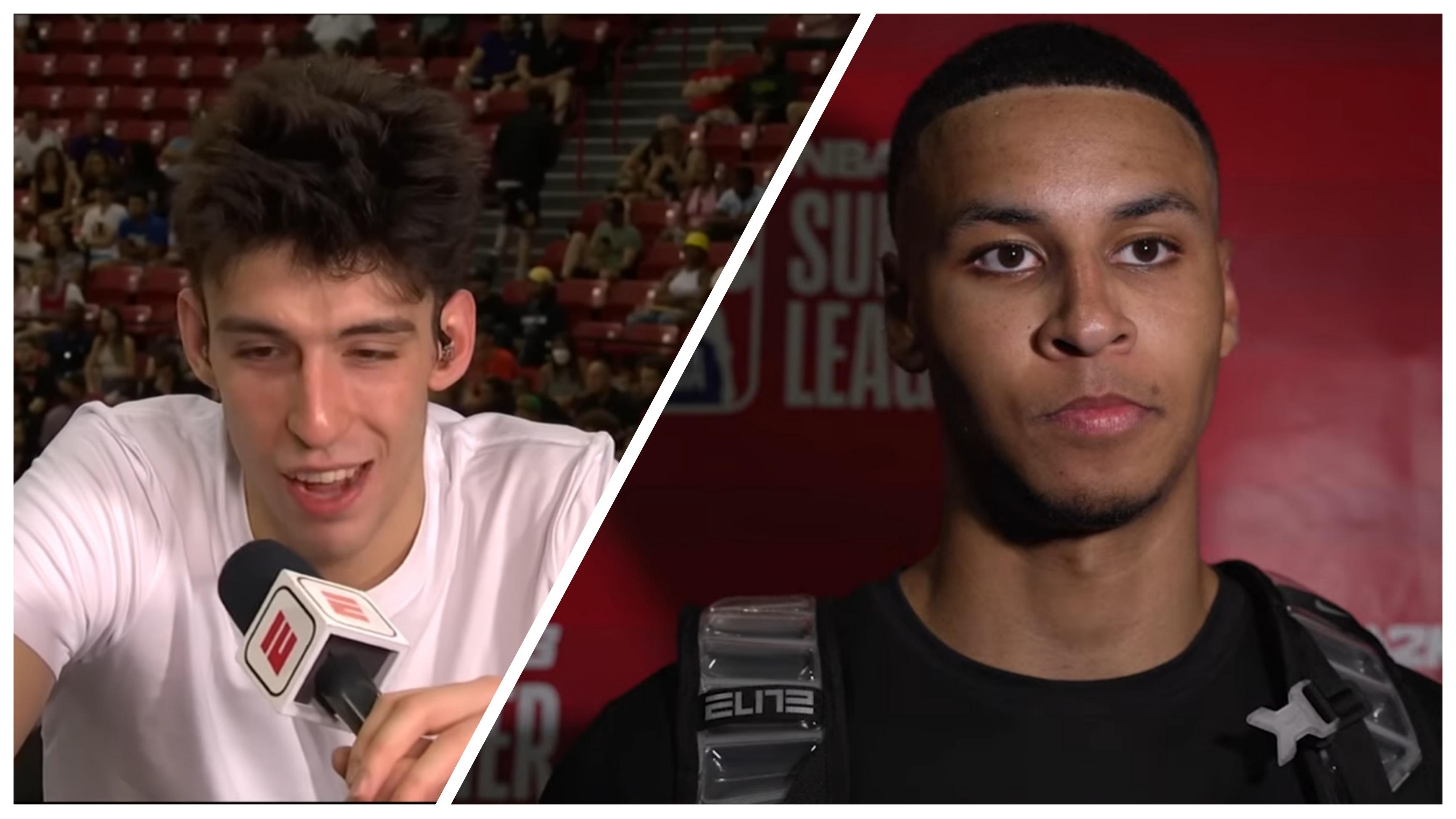 Team USA Chet Holmgren Keegan Murray 13 juillet 2022 Summer League