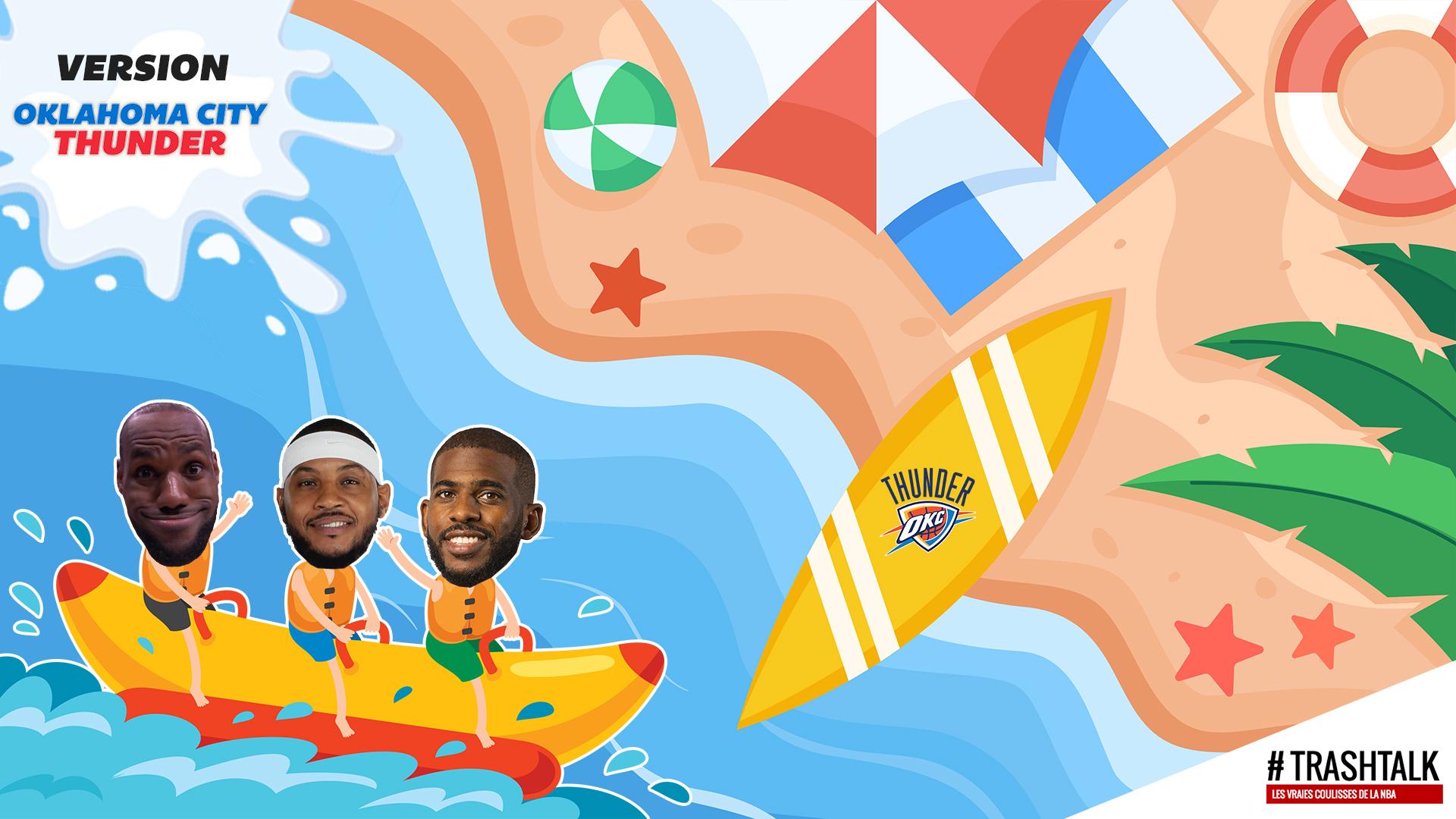 Oklahoma City Thunder Vacances joueurs NBA