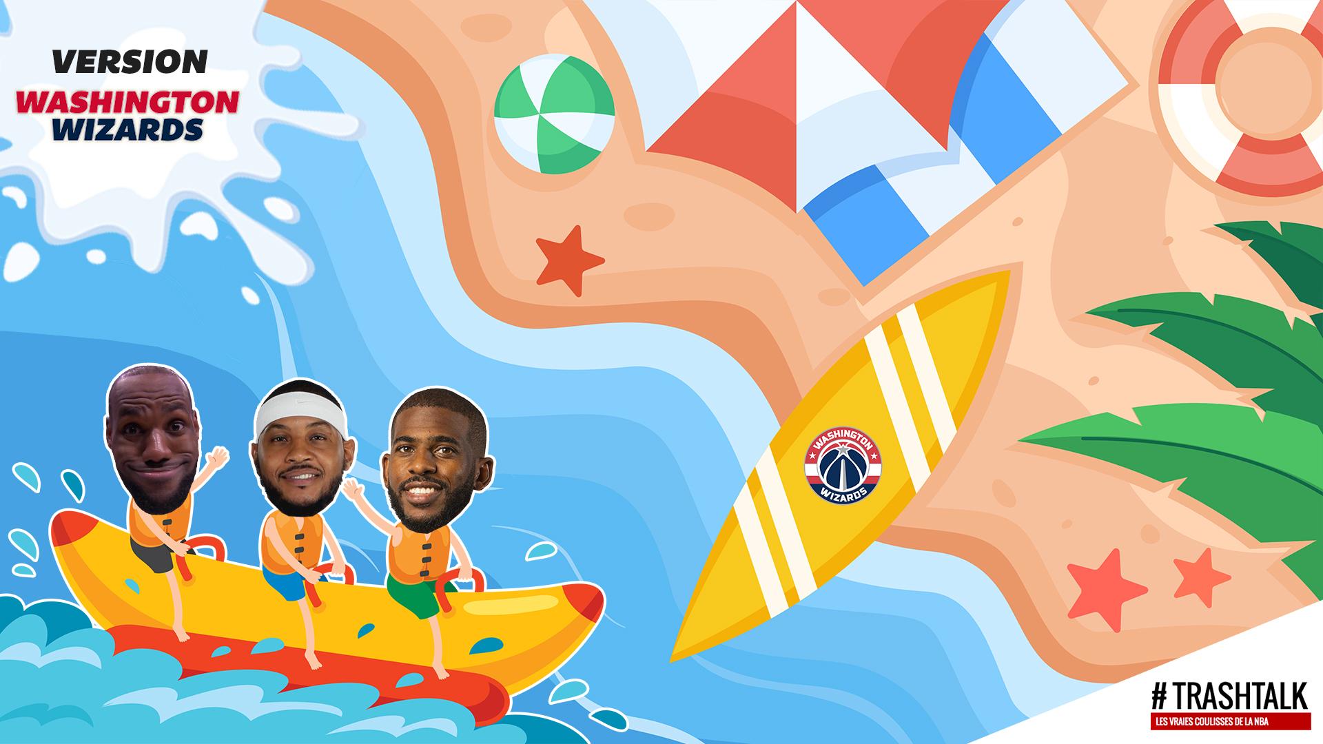 Washington Wizards Vacances joueurs NBA