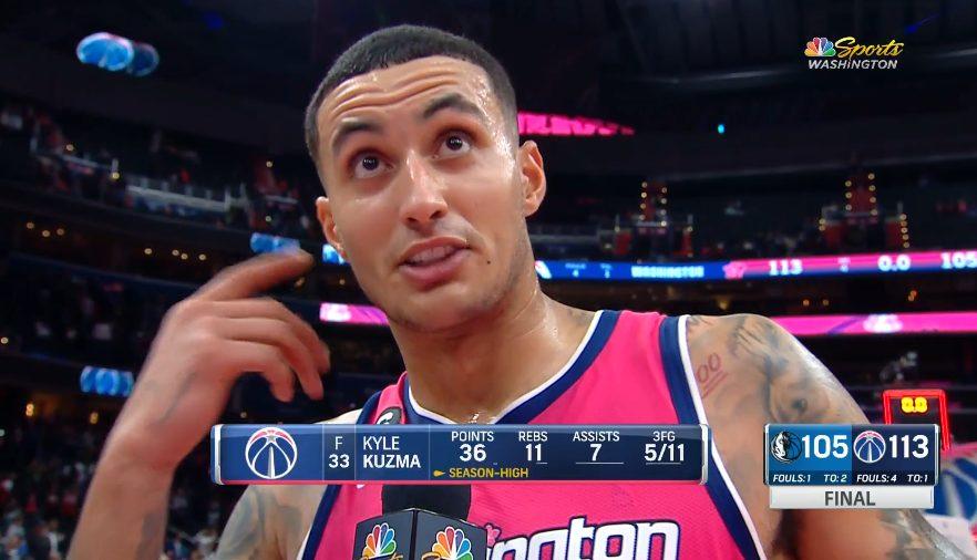 Kyle Kuzma Washington Wizards 11 novembre 2022