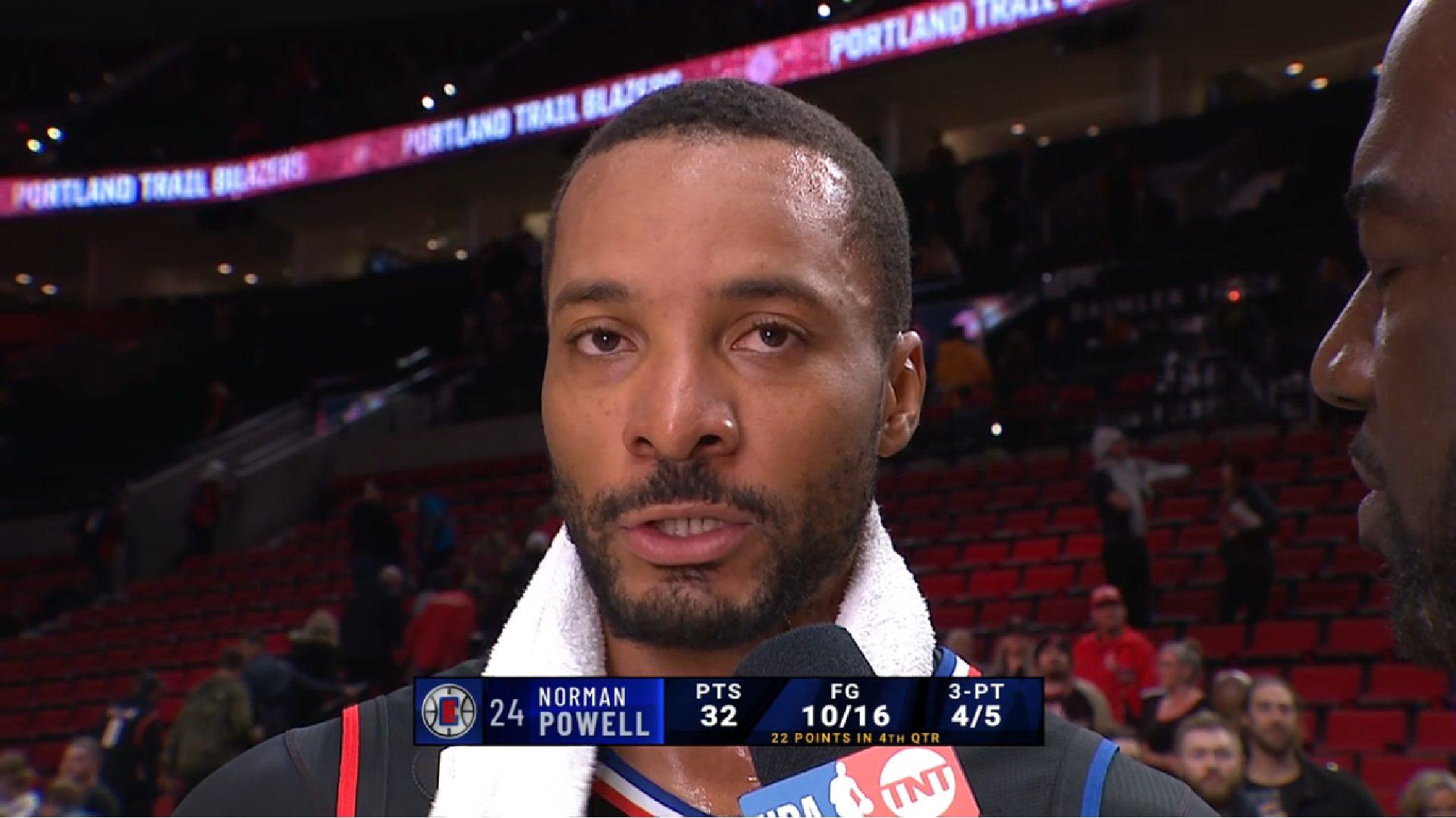 Norman Powell Blazers 30 novembre 2022