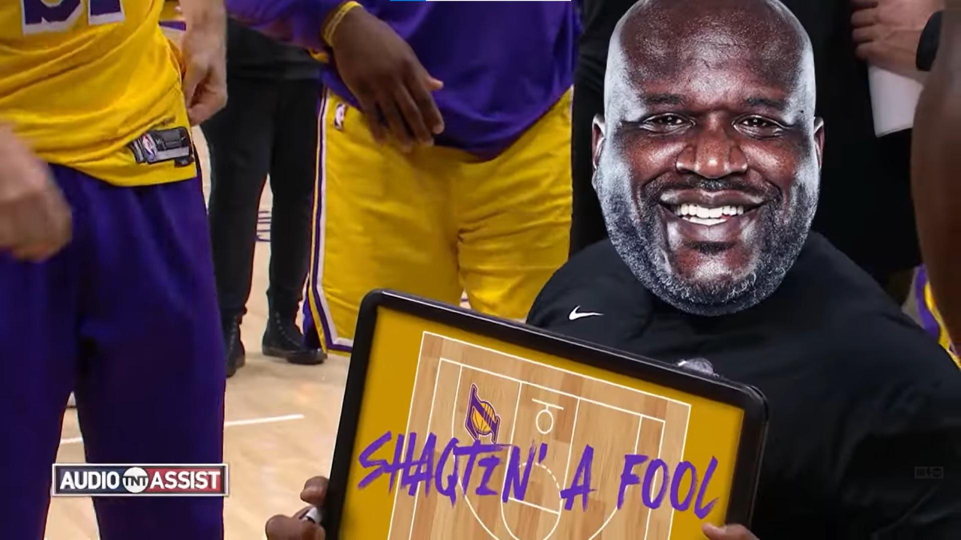 shaq coach lakers