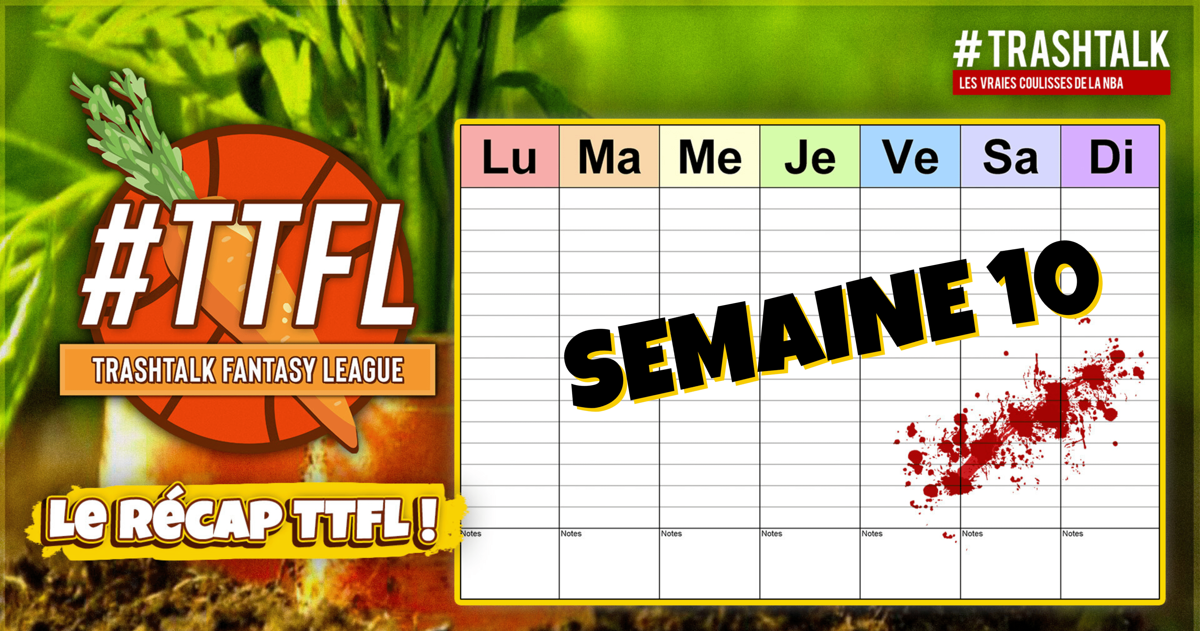 Récap semaine 10 TrashTalk Fantasy League