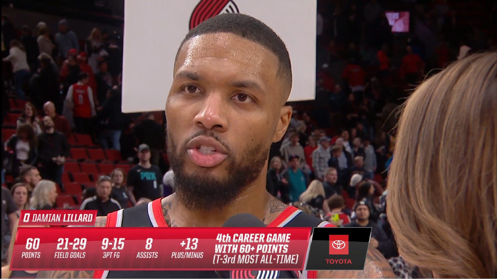 Damian Lillard Blazers 26 janvier 2023