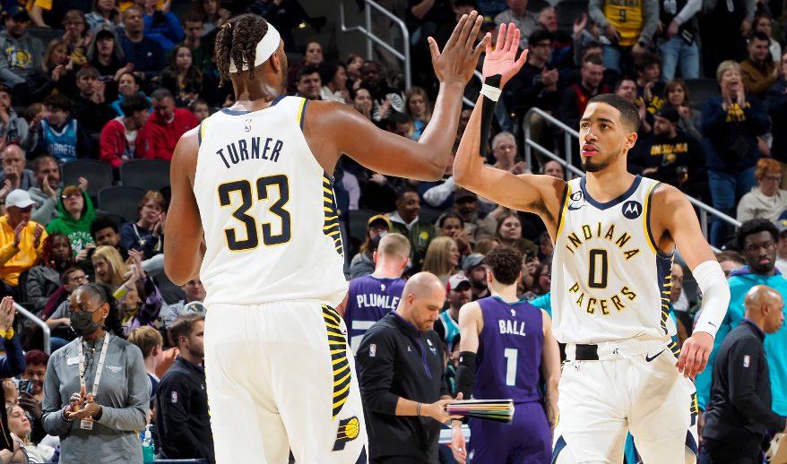 Indiana Pacers Tyrese Haliburton Myles Turner