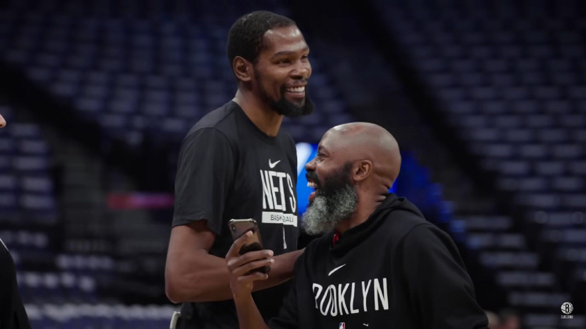 Jacque Vaughn Kevin Durant Nets 19 décembre 2022