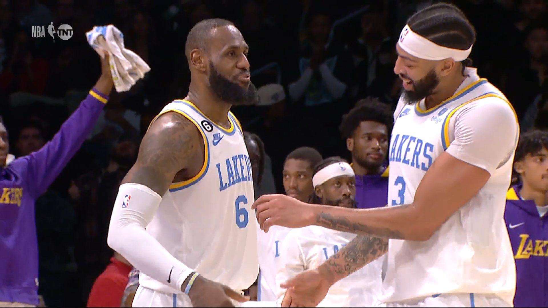 LeBron James Anthony Davis Lakers 14 décembre 2022