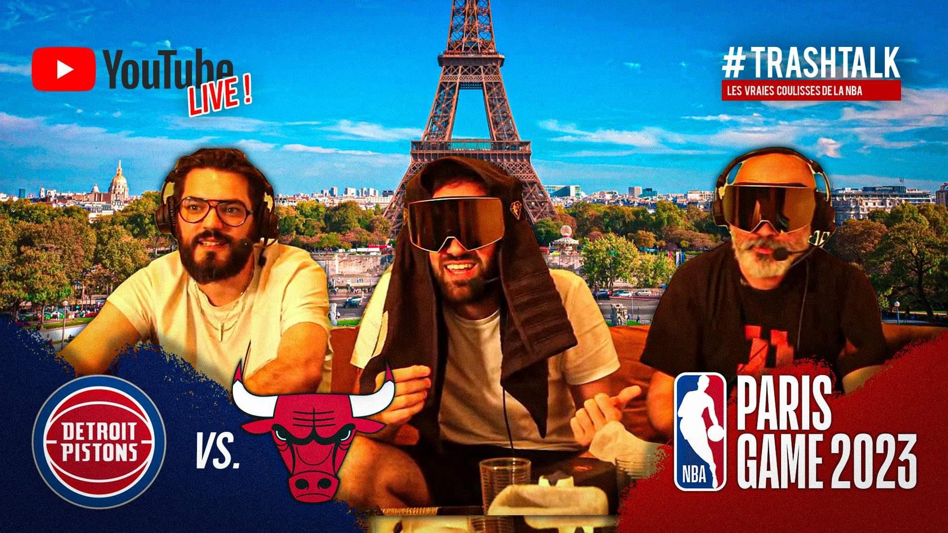 TrashTalk live NBA Paris Game 2023