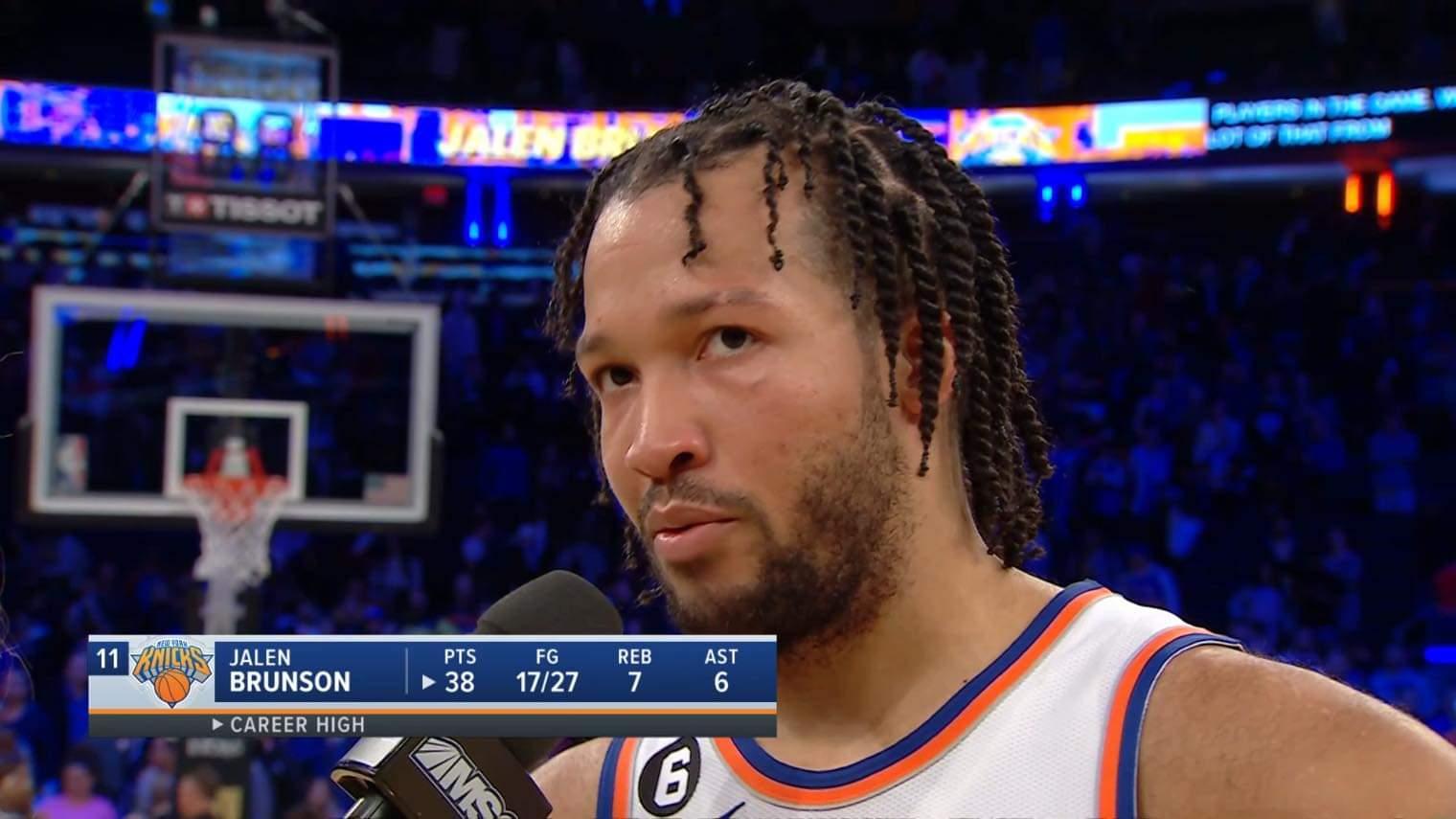 Jalen Brunson 5 janvier 2023