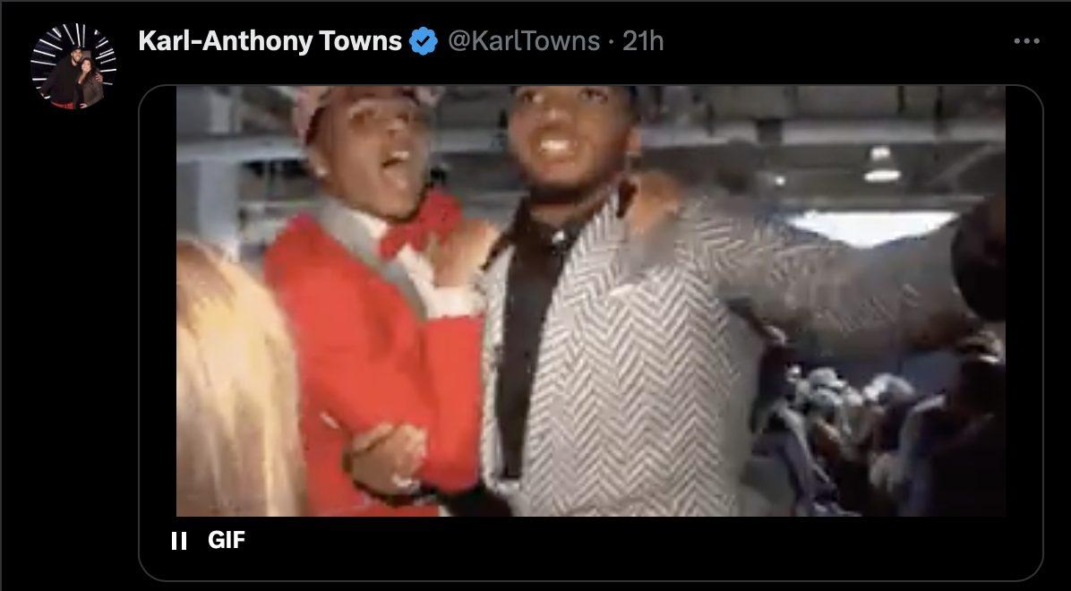 Tweet Karl-Anthony Towns NBA Trade Deadline
