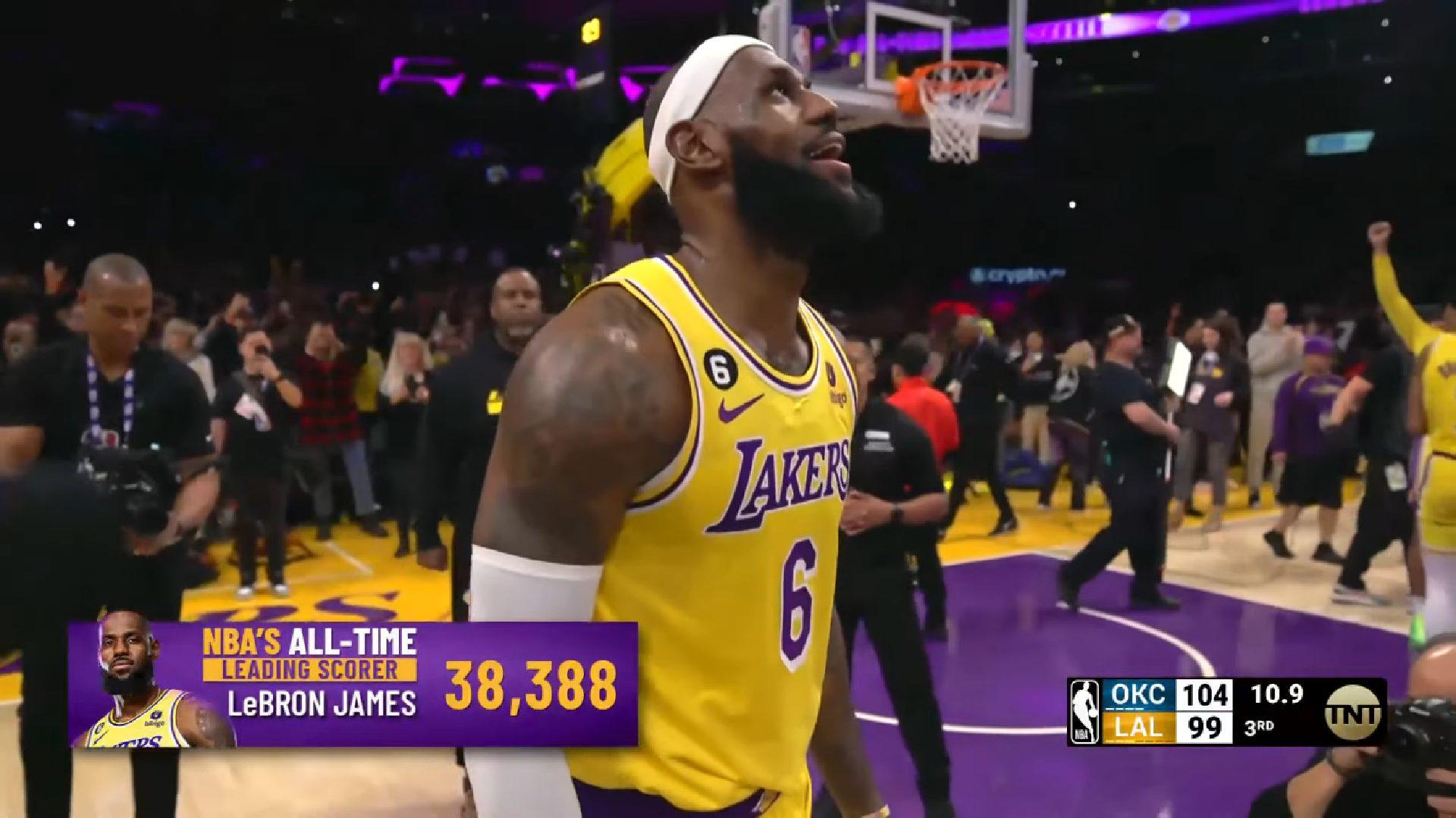 LeBron James Lakers 8 février 2023