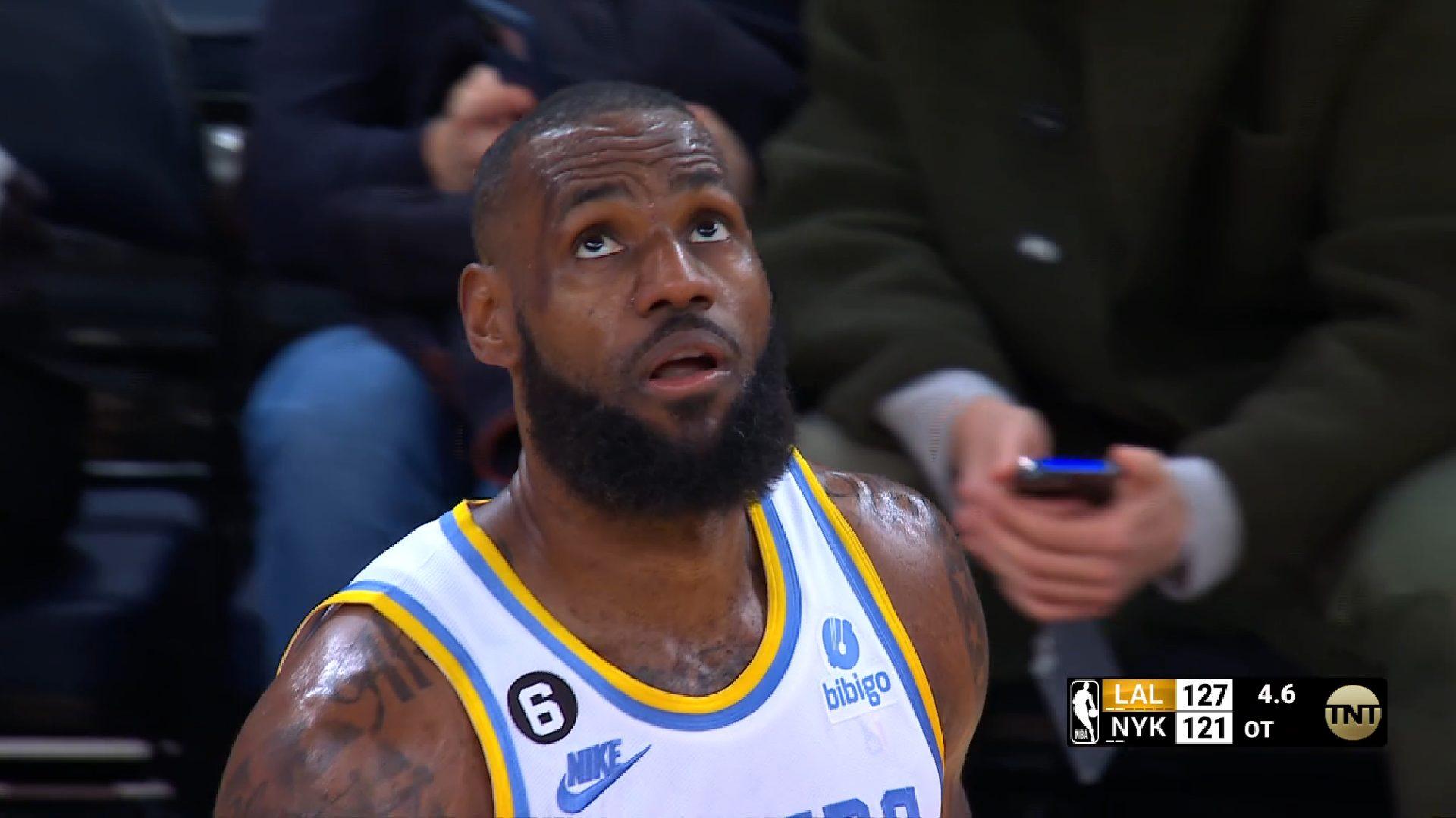 LeBron James Los Angeles Lakers 1 février 2023