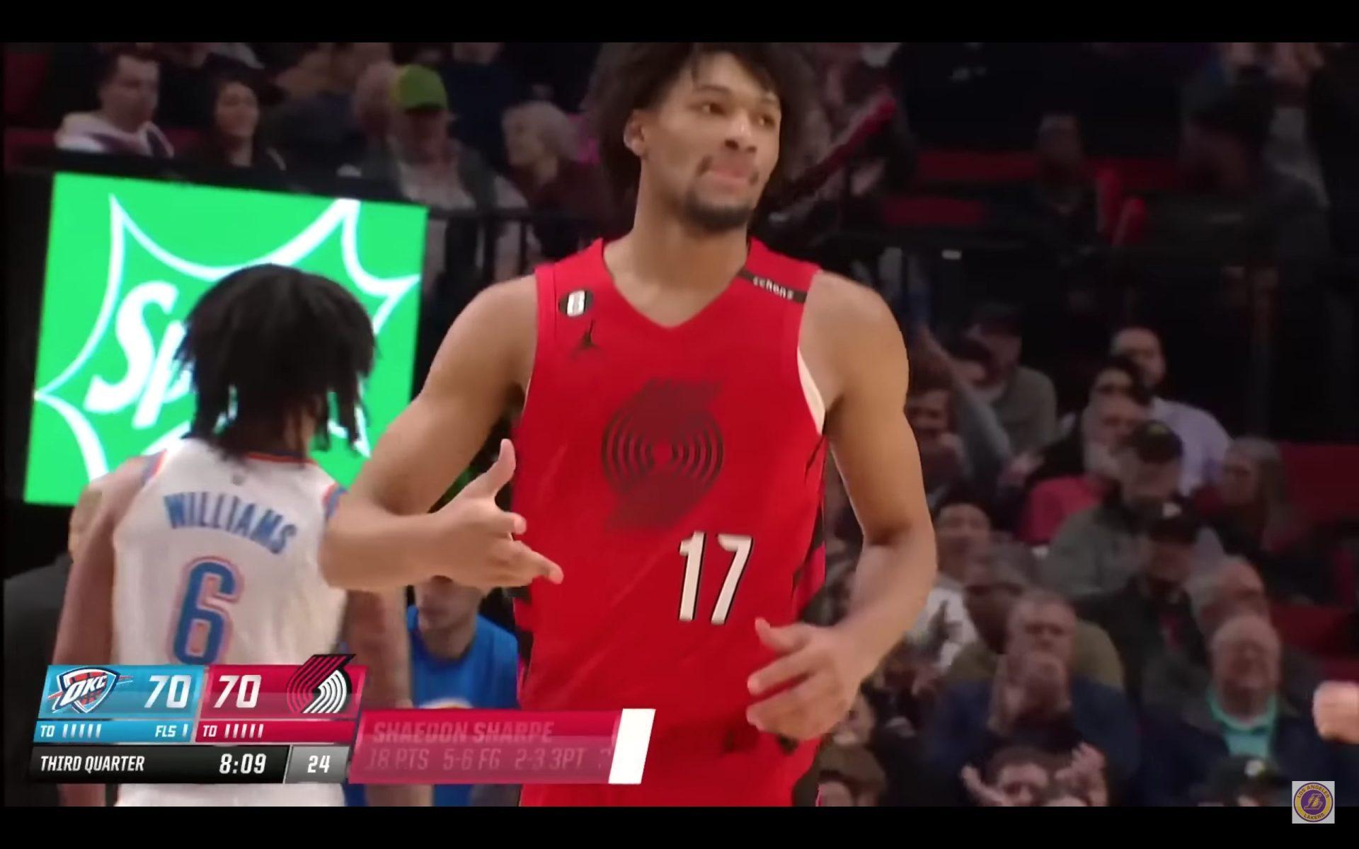 Shaedon Sharpe 27 mars 2023