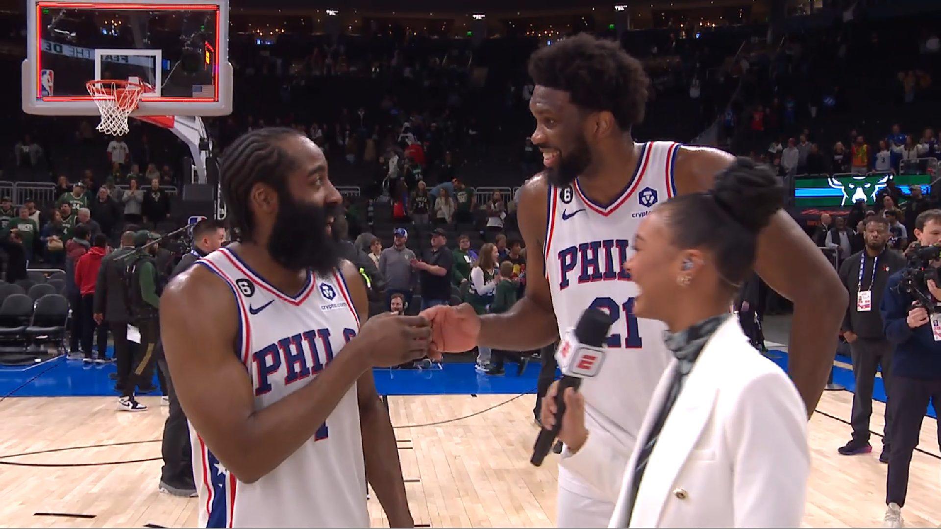 James Harden Joel Embiid Sixers 4 mars 2023