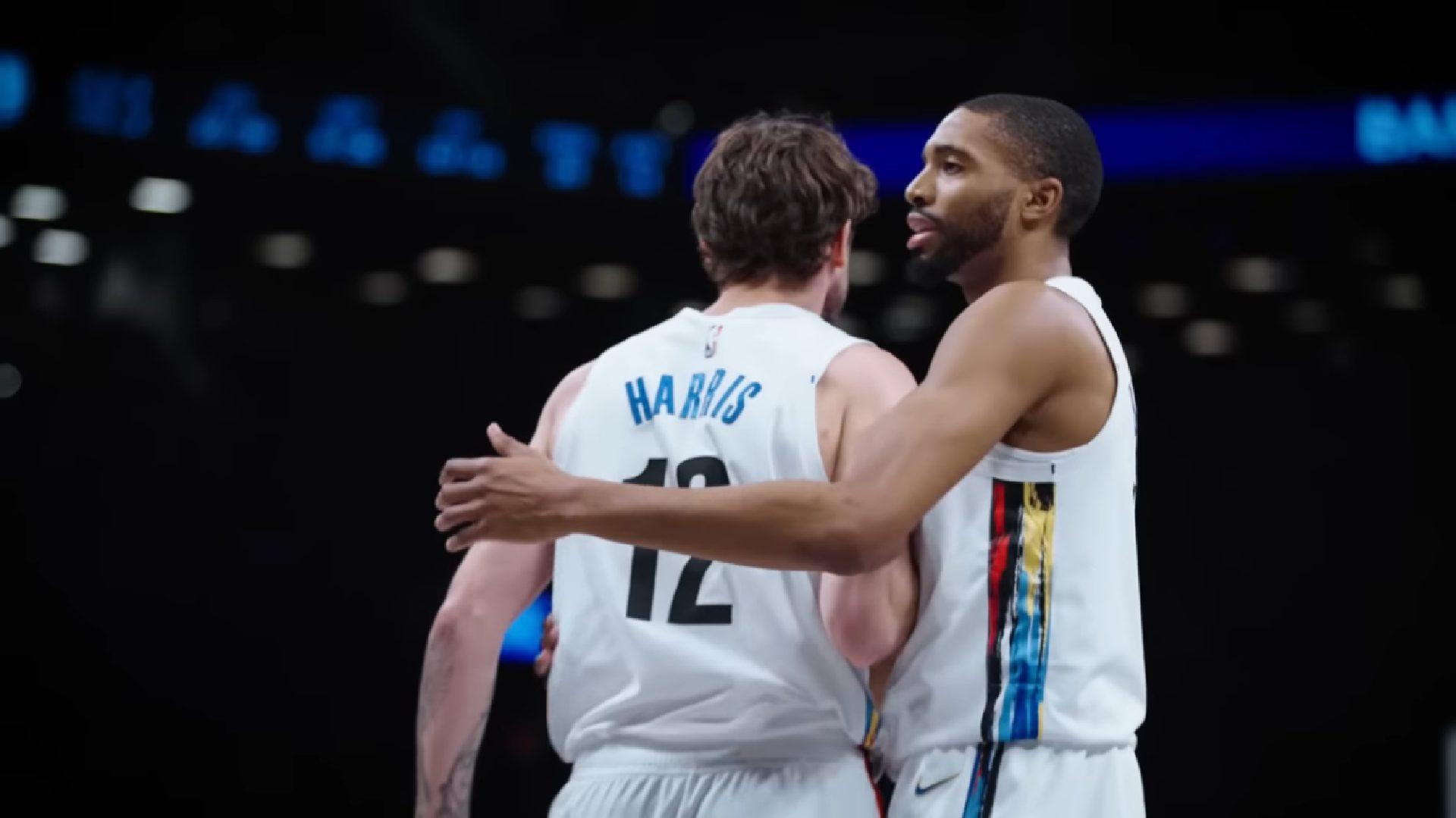 Mikal Bridges Joe Harris Nets 25 février 2023 Playoffs