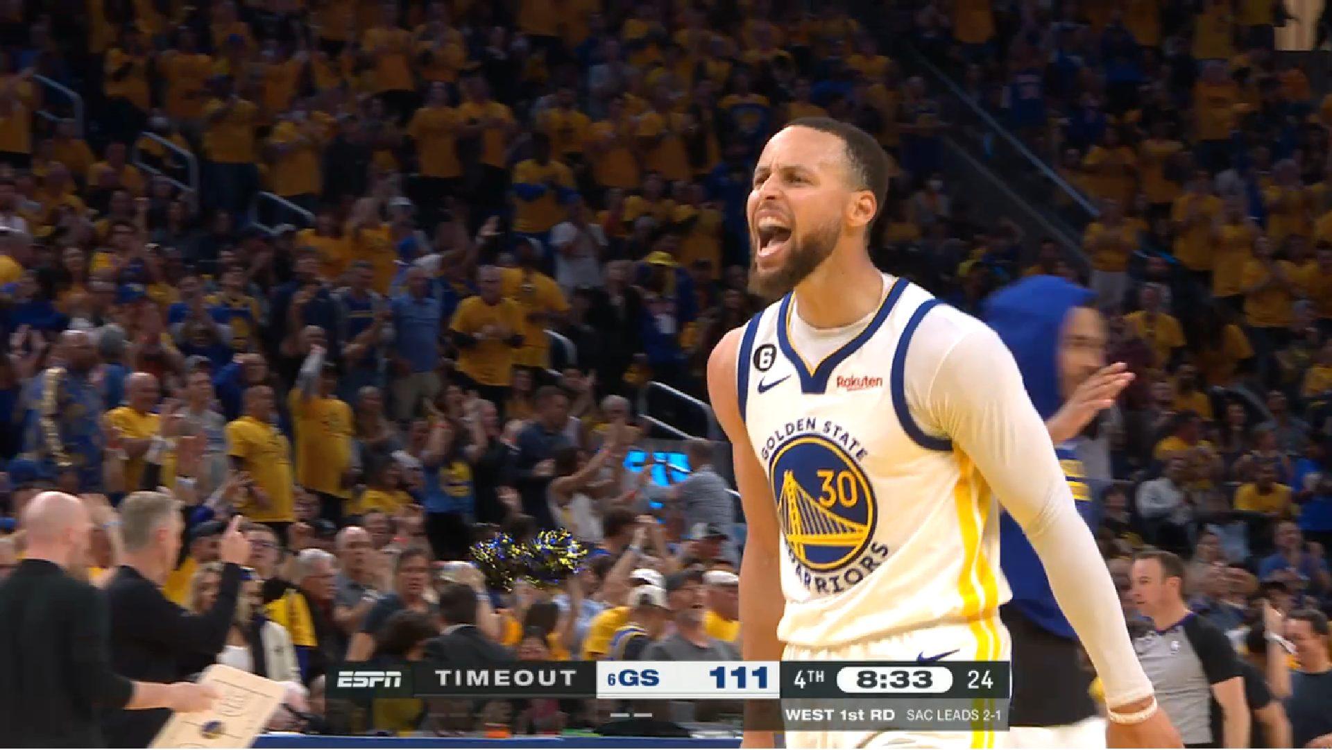 Stephen Curry Warriors 23 avril 2023