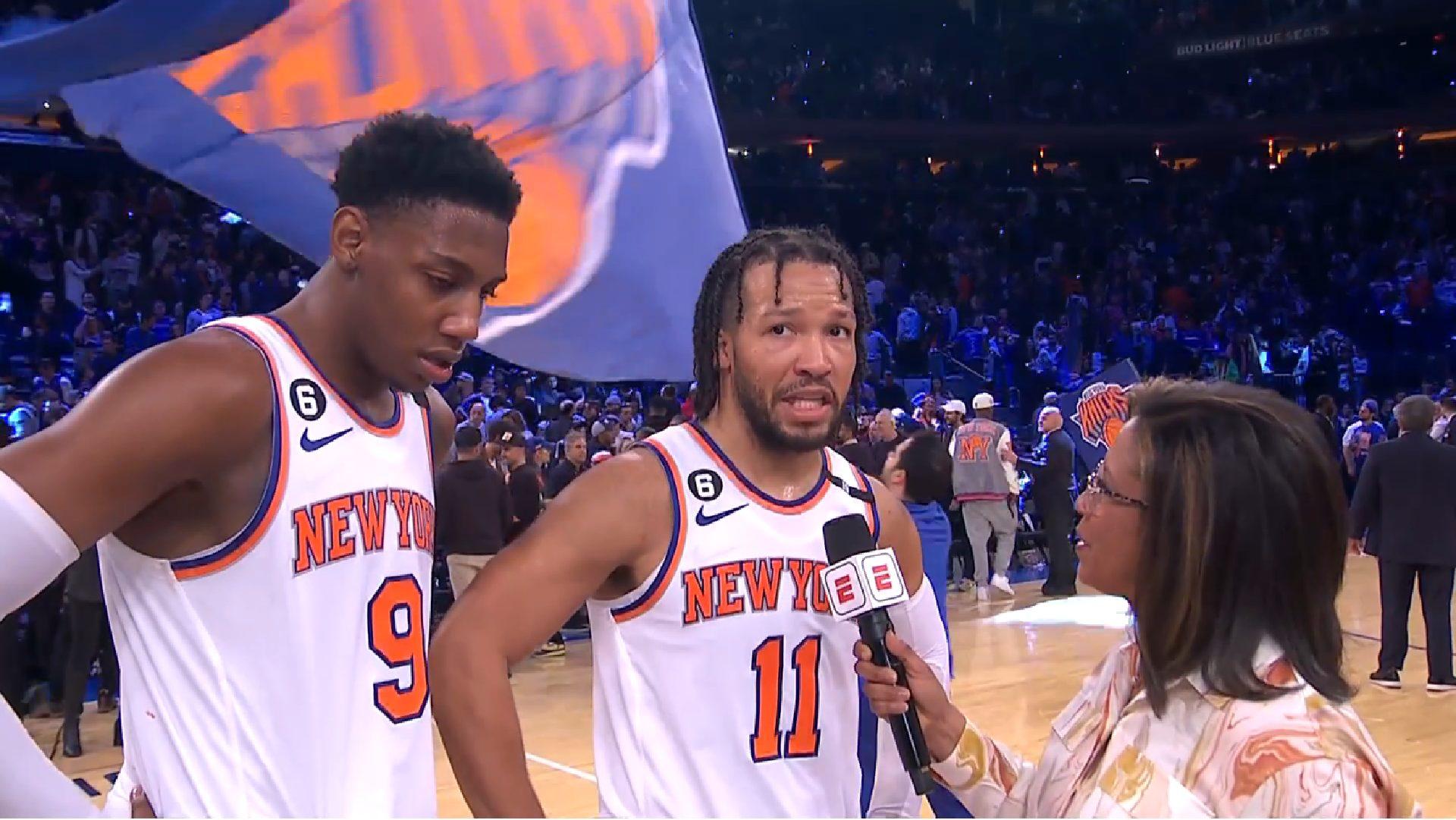 Jalen Brunson R.J. Barrett Knicks 23 avril 2023