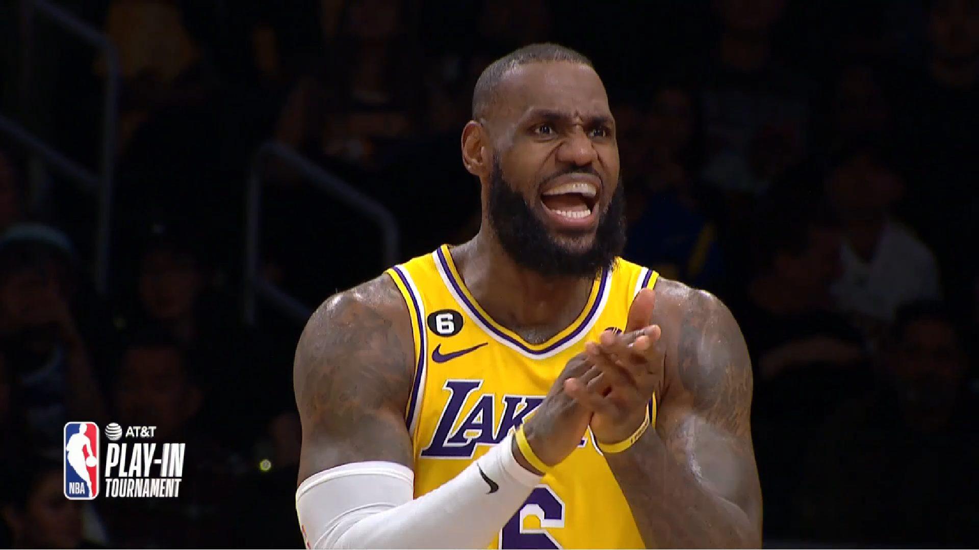 LeBron James Los Angeles Lakers 12 avril 2023