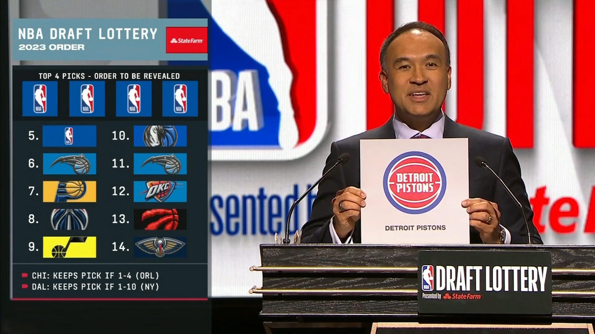 Pistons Loterie NBA 2023