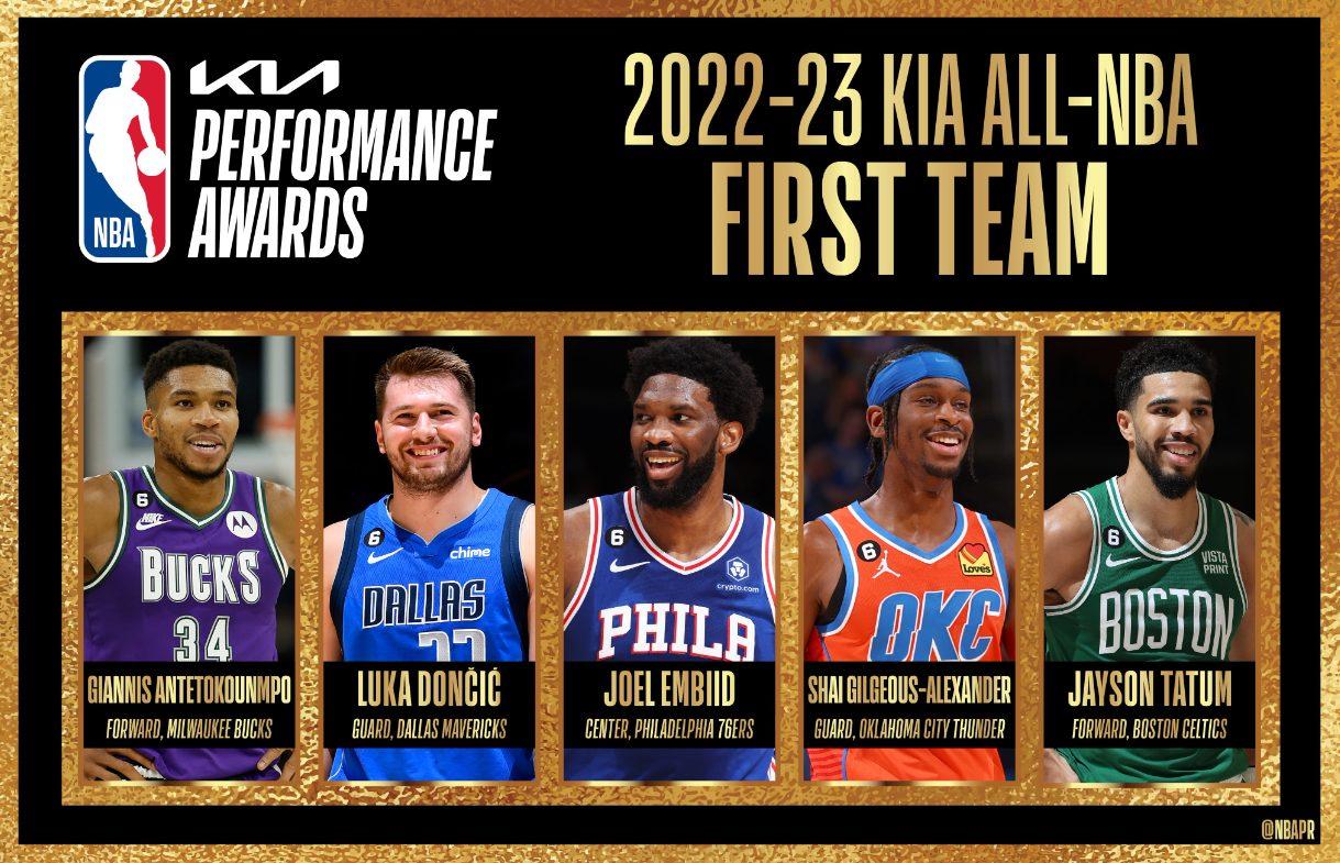 All-NBA First Team 11 mai 2023