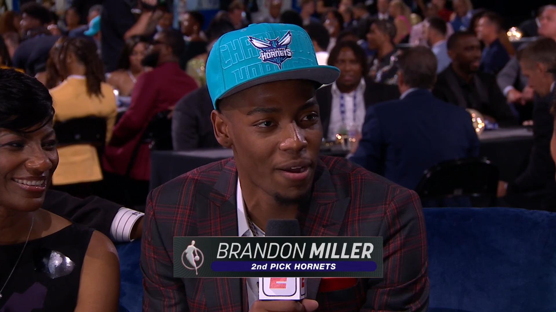 Brandon Miller Hornets 22 juin 2023