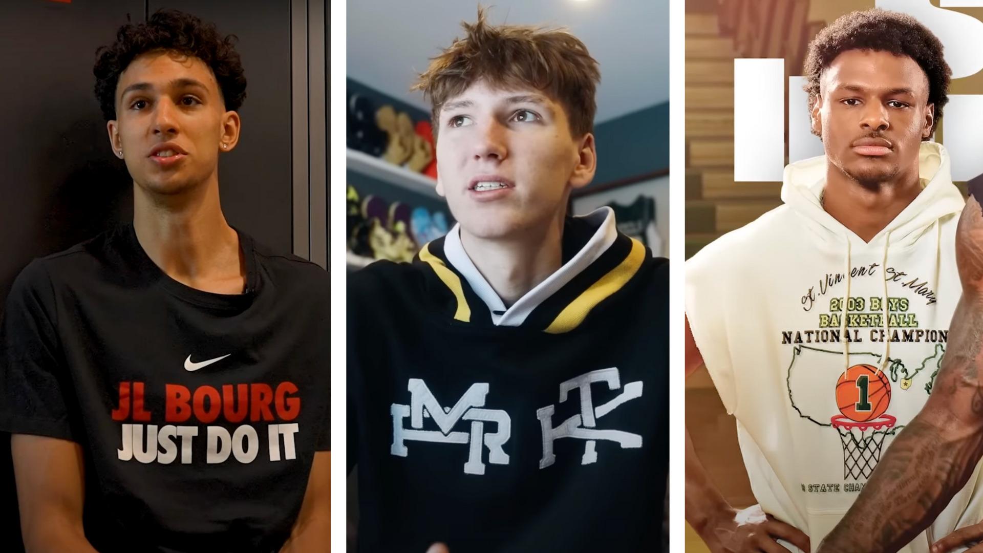 Matas Buzelis Zaccharie Risacher Bronny James Draft 2024