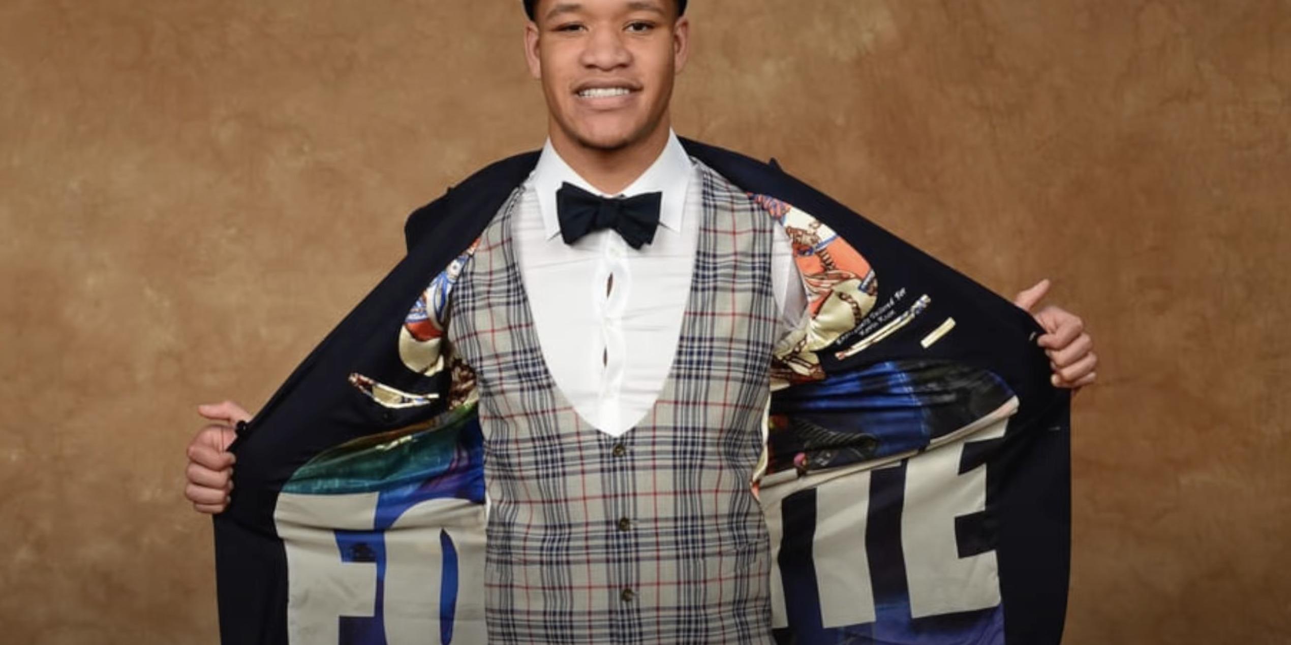 NBA Draft pires costumes Kevin Knox Fortnite