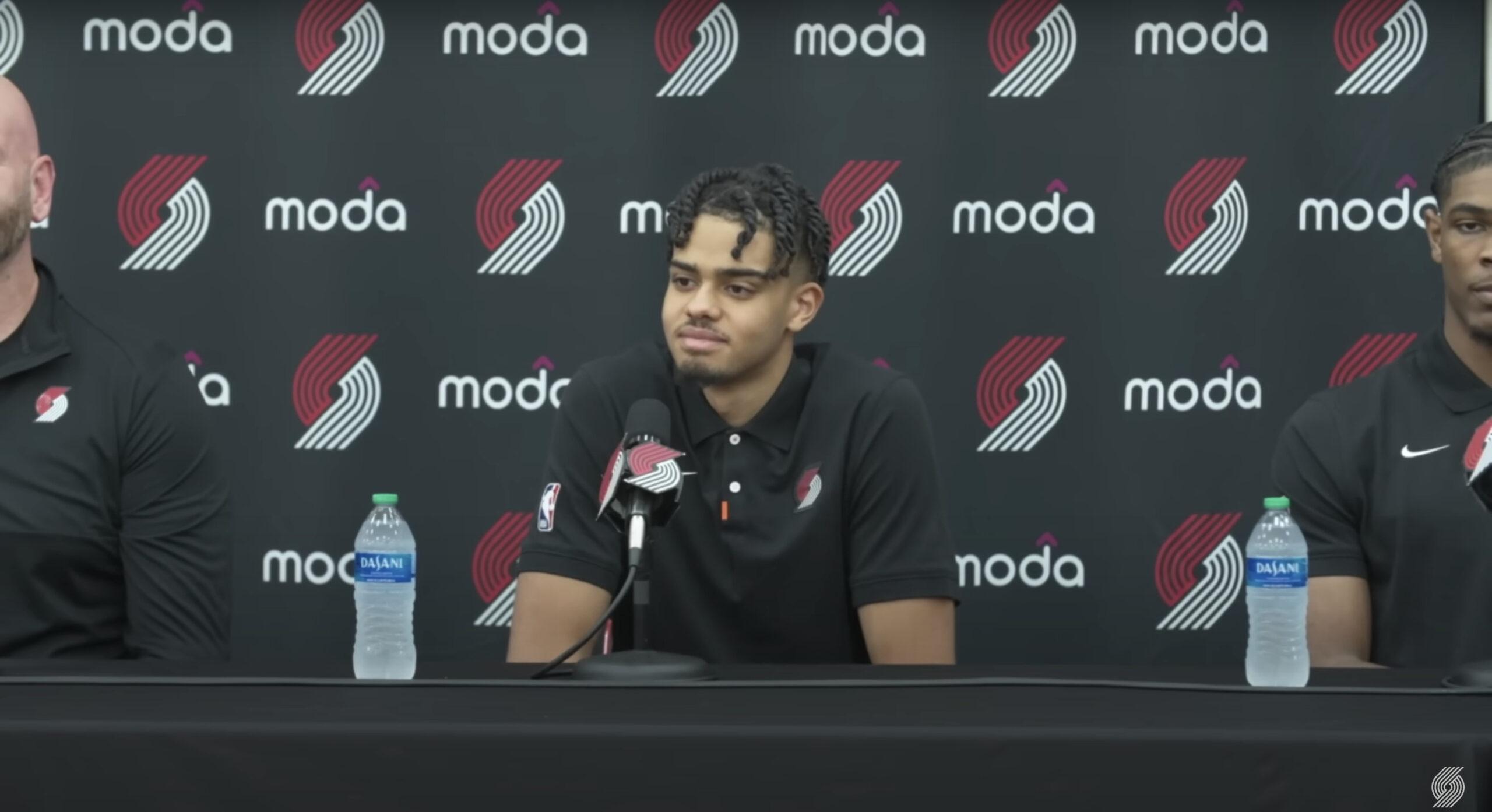 Rayan Rupert Blazers 2023 Draft