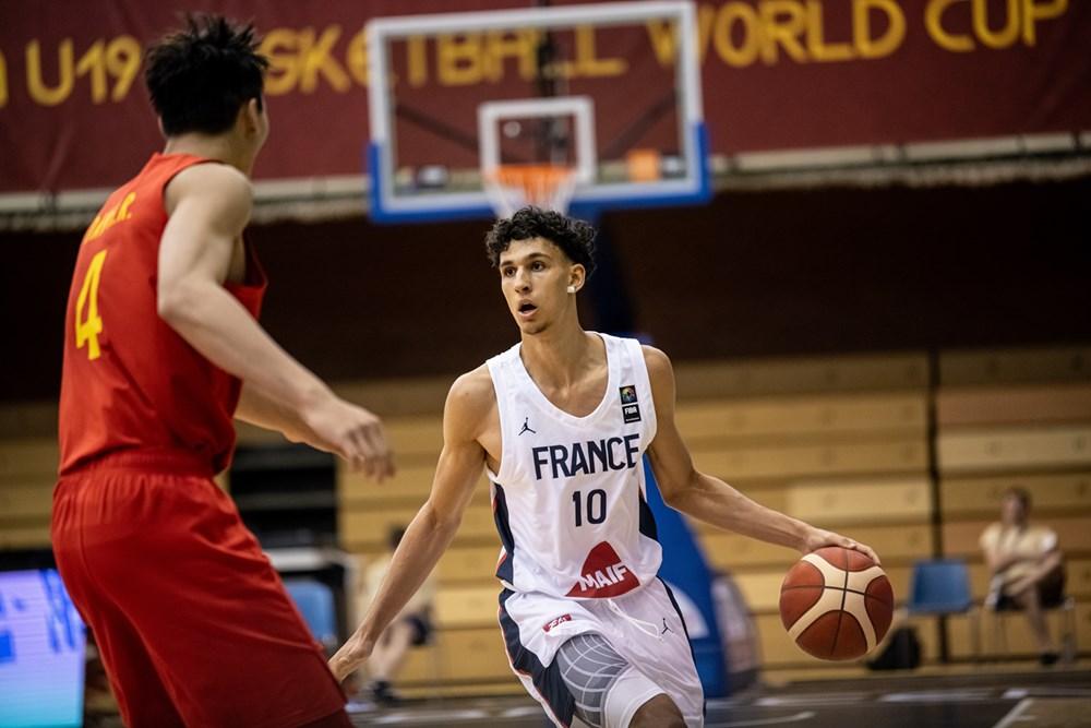Zaccharie Risacher Coupe du Monde U19 France Chine