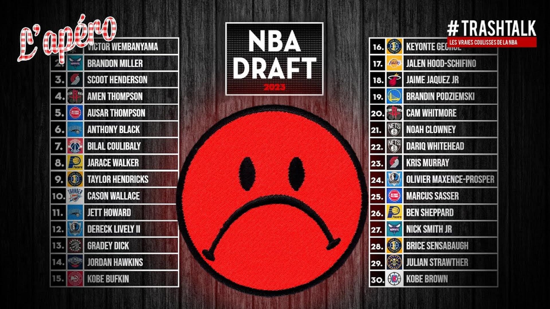 apéro TrashTalk on a moins aimé Draft 2023 23 juin