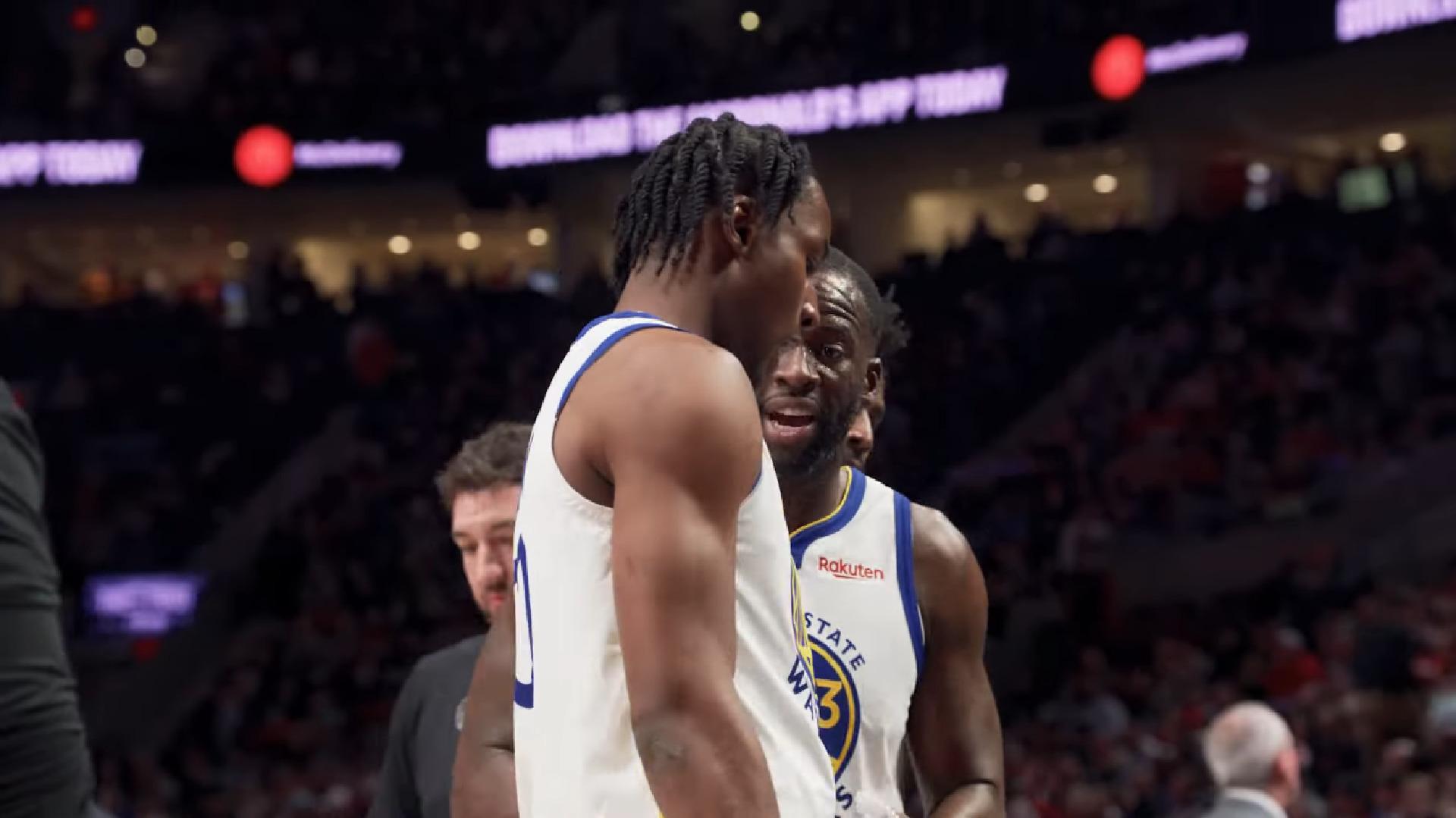 Jonathan Kuminga Draymond Green Warriors 22 juillet 2023