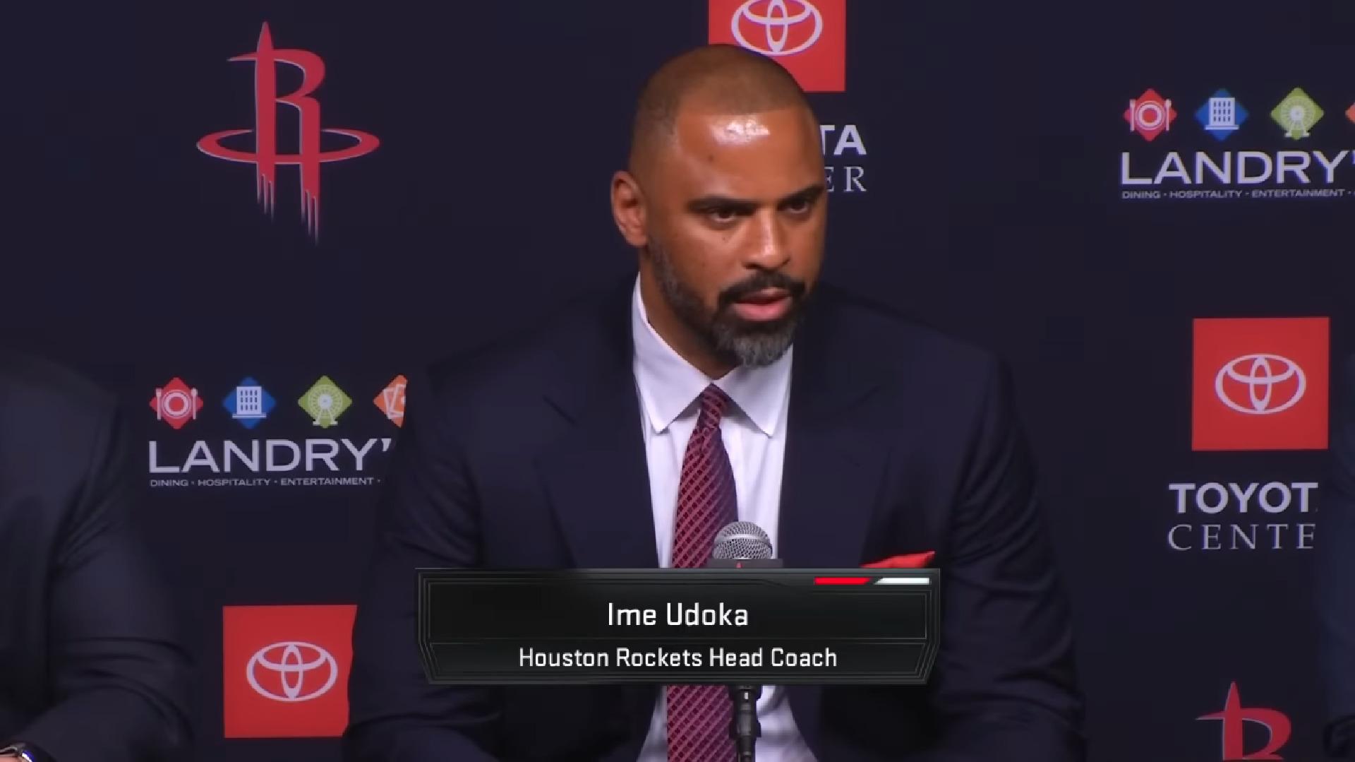 Ime Udoka Houston Rockets 21 septembre 2023