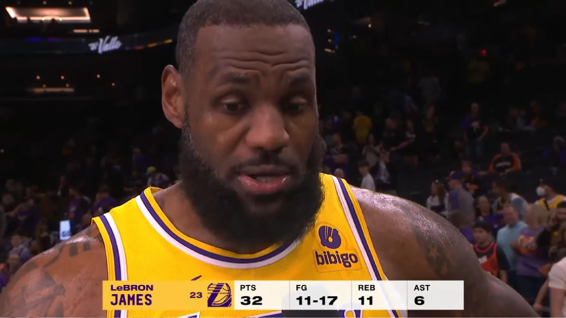 LeBron James Los Angeles Lakers 11 novembre 2023