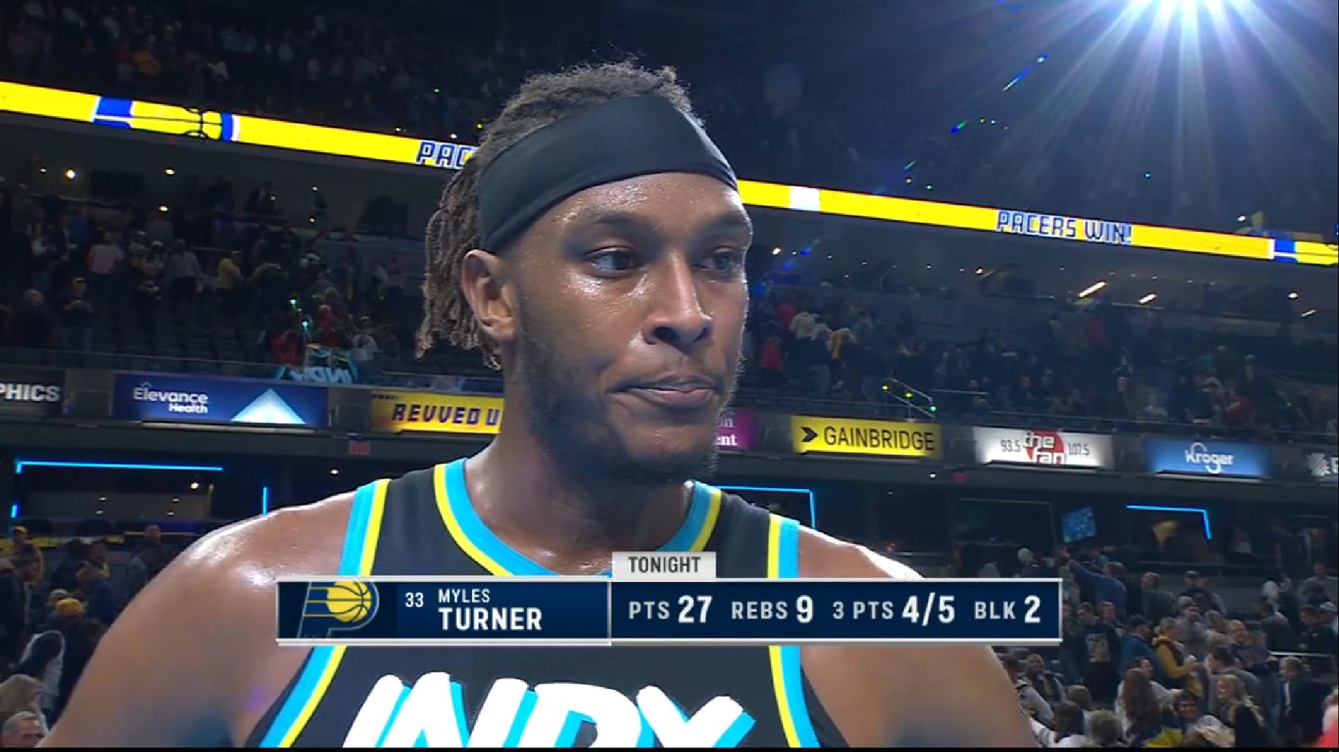 Myles Turner Indiana Pacers 4 novembre 2023
