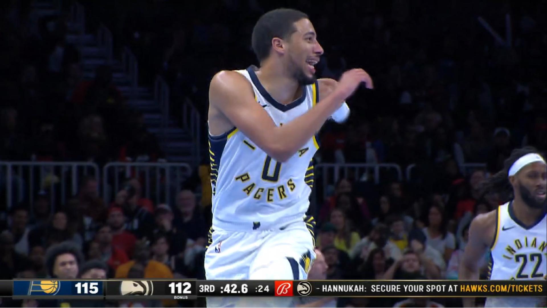 Tyrese Haliburton Indiana Pacers 22 novembre 2023 NBA