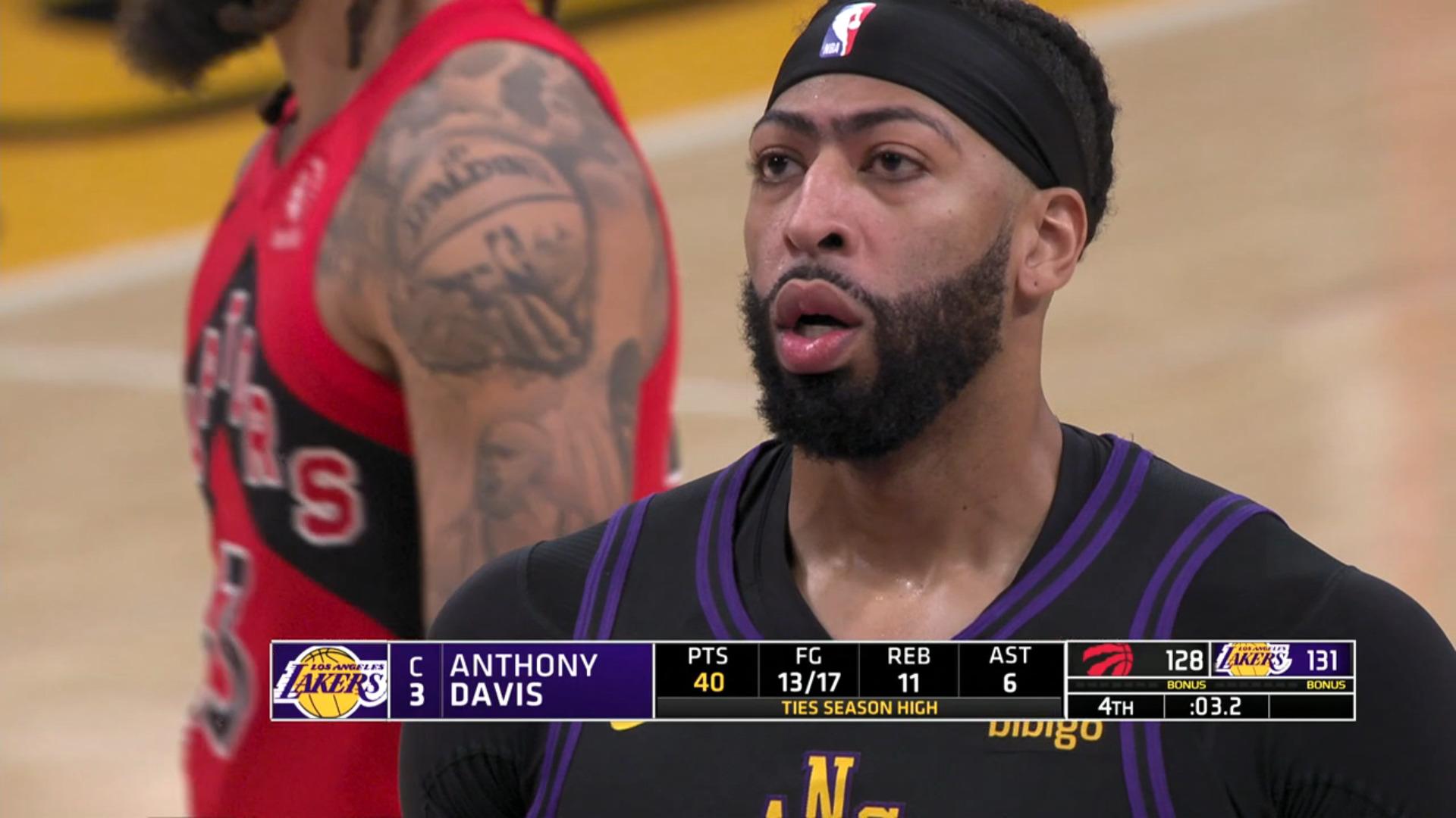 Anthony Davis Lakers 10 janvier 2024