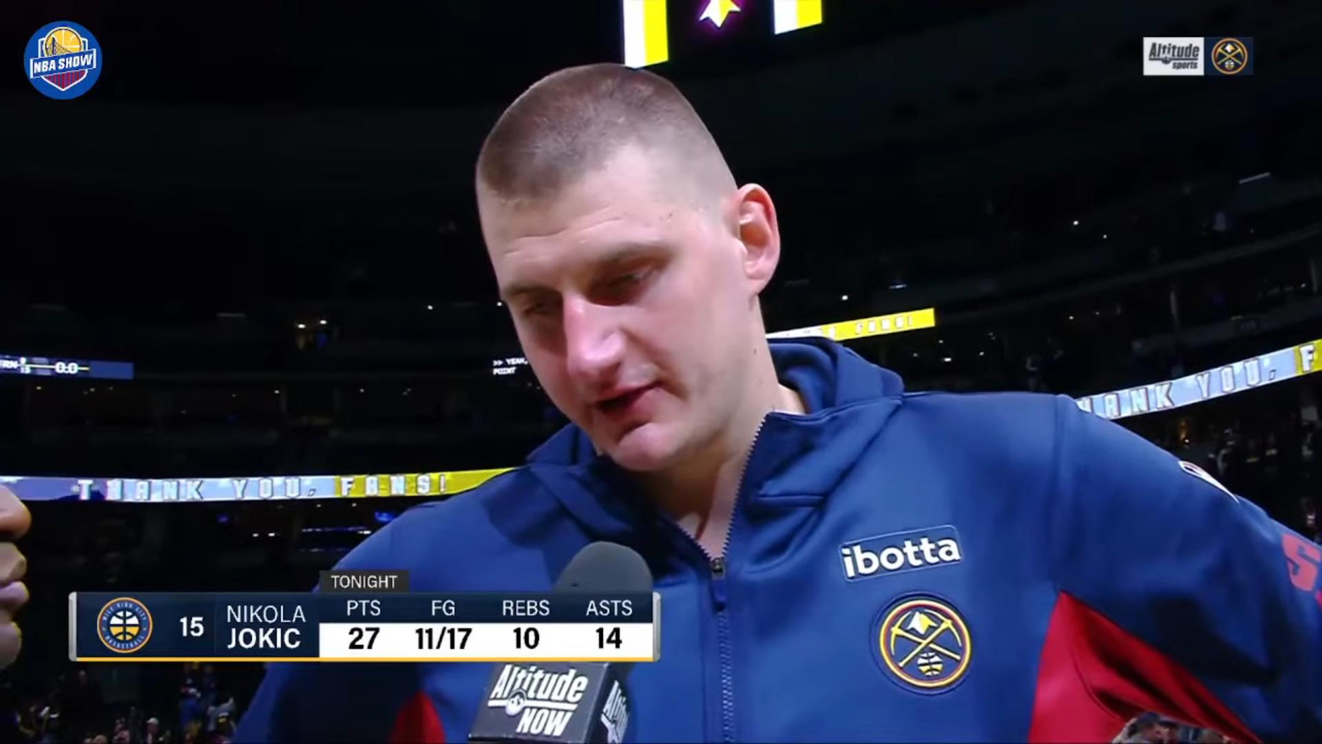 Nikola Jokic Denver Nuggets Résumé de la nuit en NBA 13 janvier 2024