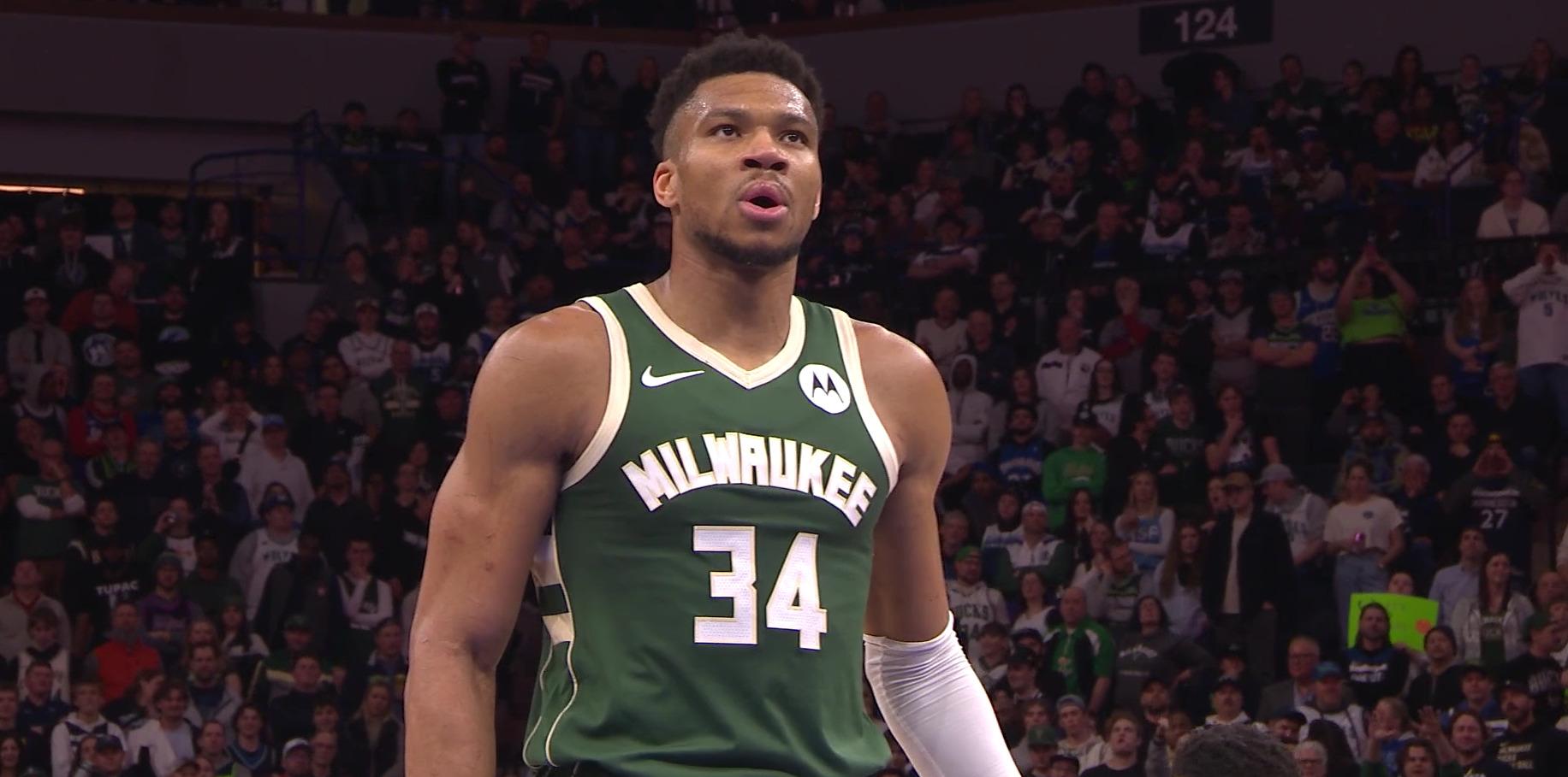 Giannis Antetokounmpo Bucks 24 février 2024