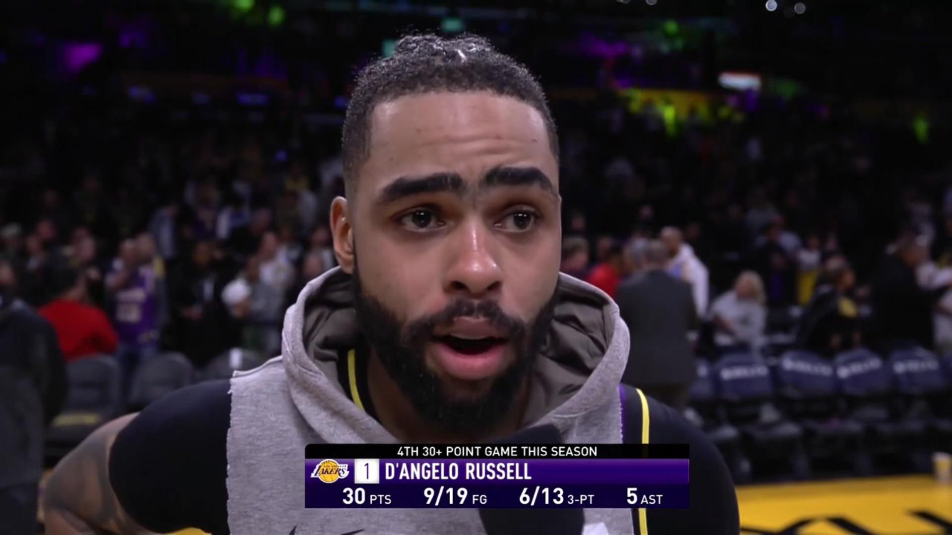 D'Angelo Russell Los Angeles Lakers 10 février 2024