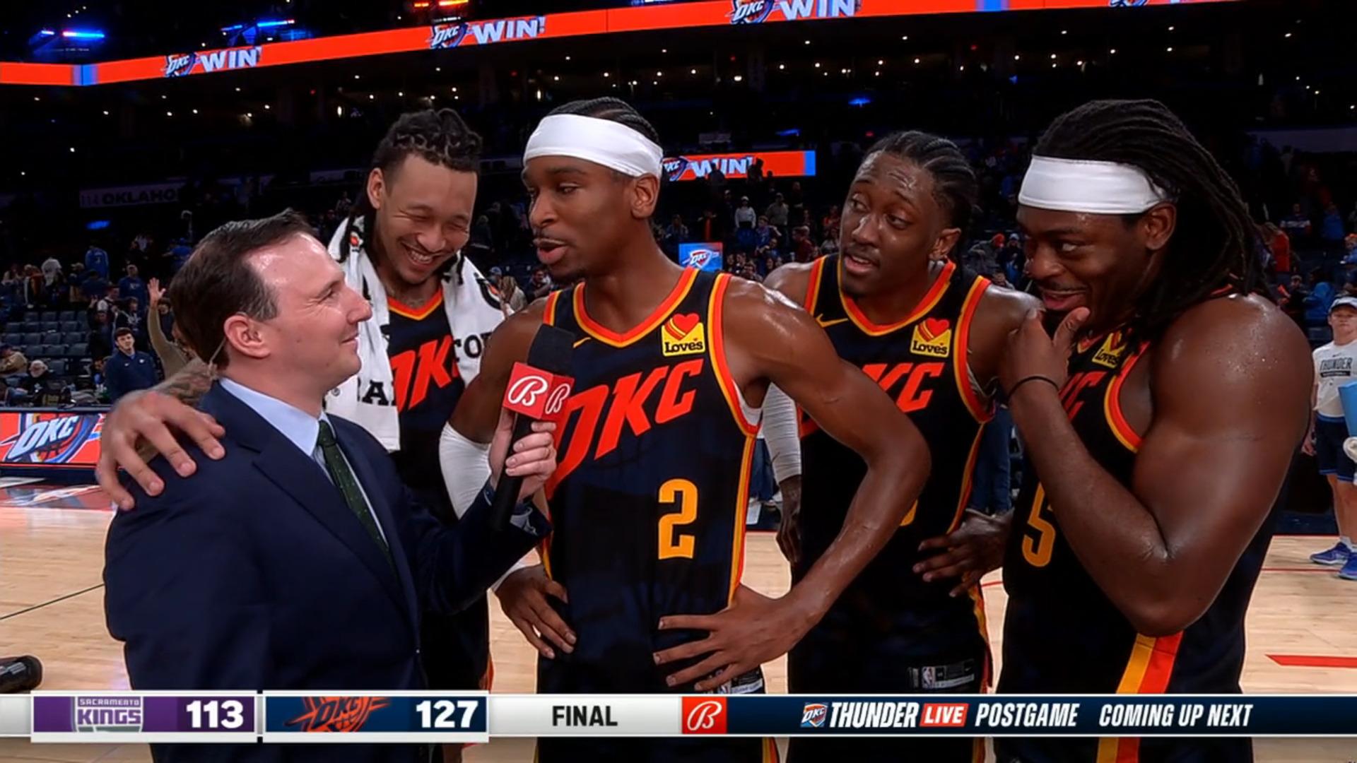 Shai Gilgeous-Alexander Jalen Williams OKC Thunder 11 février 2024