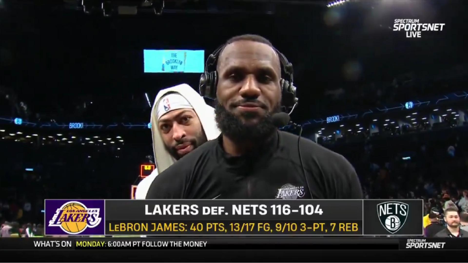 LeBron James Lakers 1 avril 2024