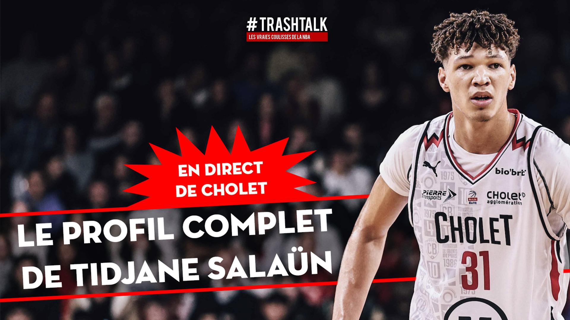 Profil de Tidjane Salaün Cholet Basket NBA Draft 2024