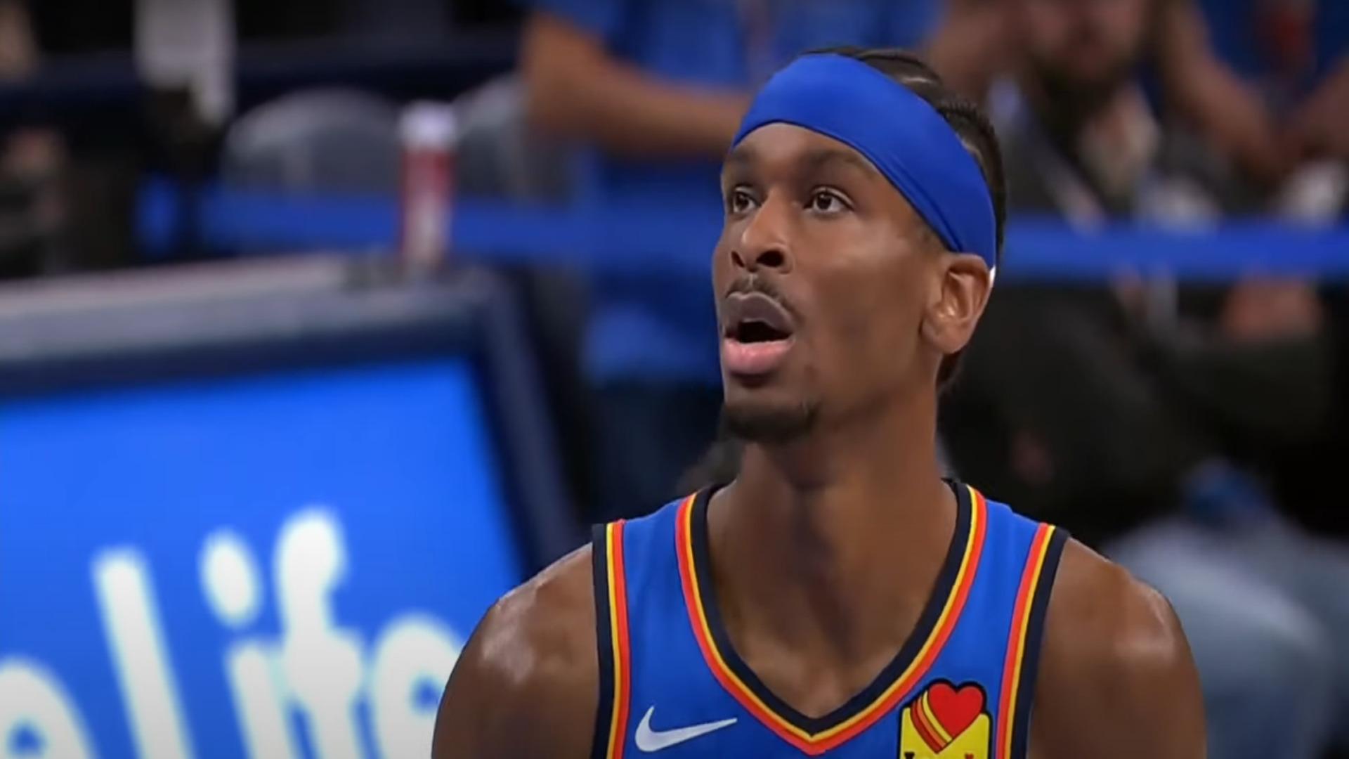 Shai Gilgeous-Alexander Thunder 10 avril 2024