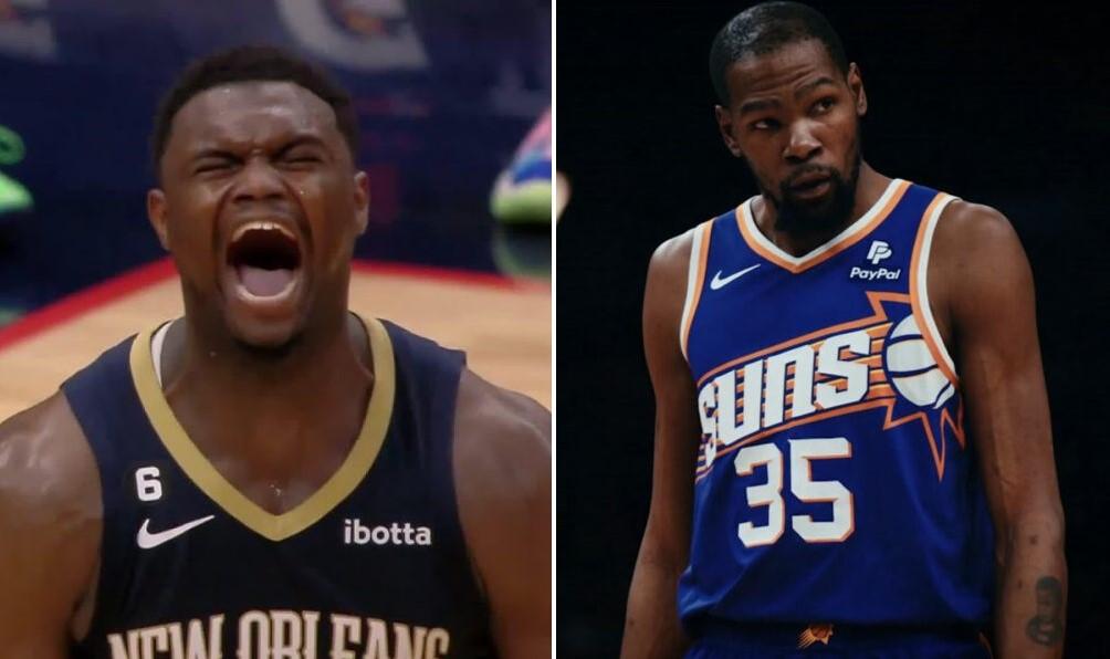 pelicans suns zion williamson kevin durant nba