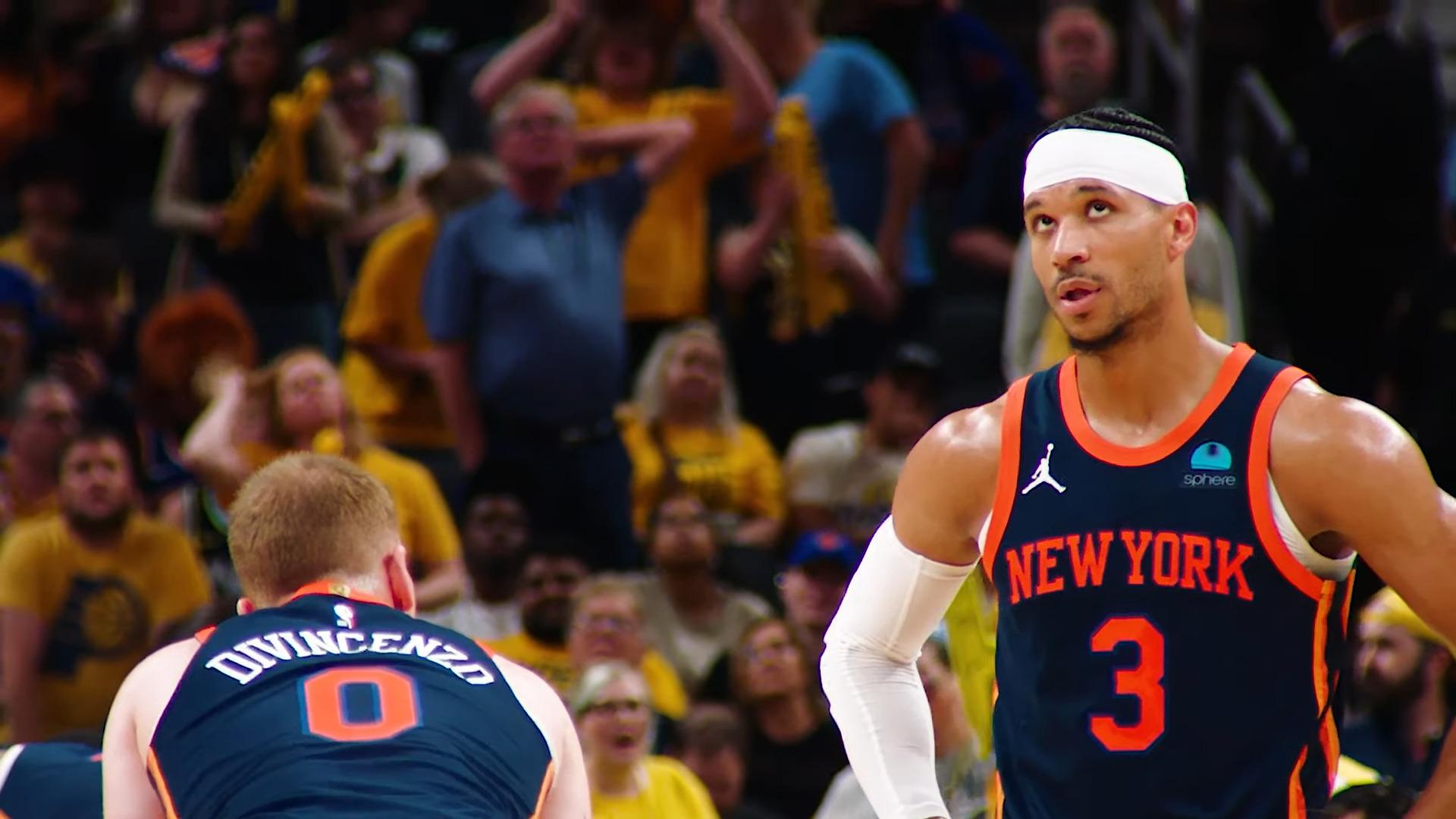 Josh Hart Donte DiVincenzo New York Knicks 17 mai 2024