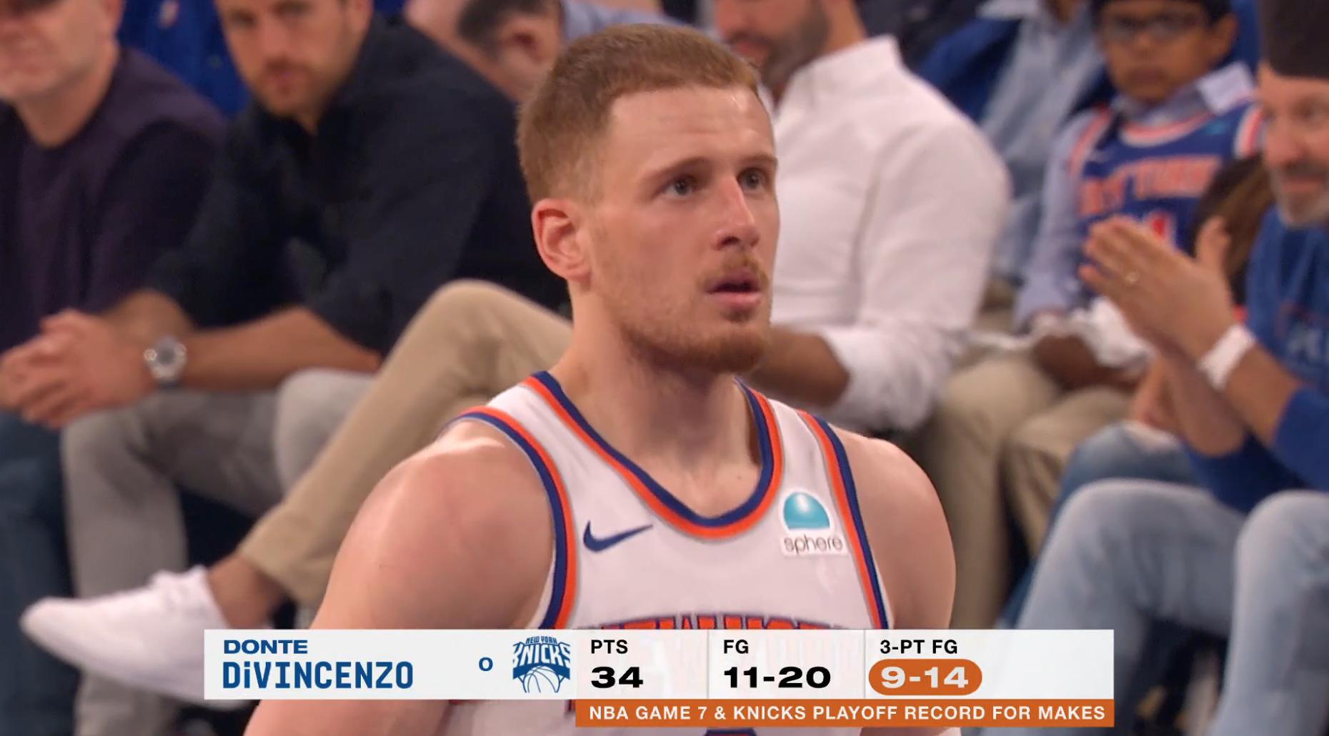 Donte DiVincenzo New York Knicks 20 mai 2024