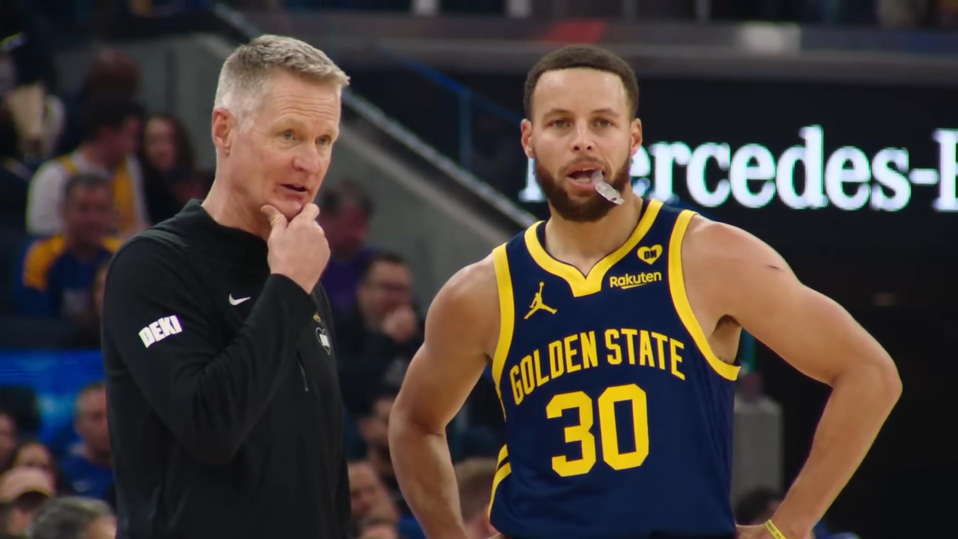 Stephen Kerr Map Steve Kerr pense que Stephen Curry ne jouera pas au Game 2