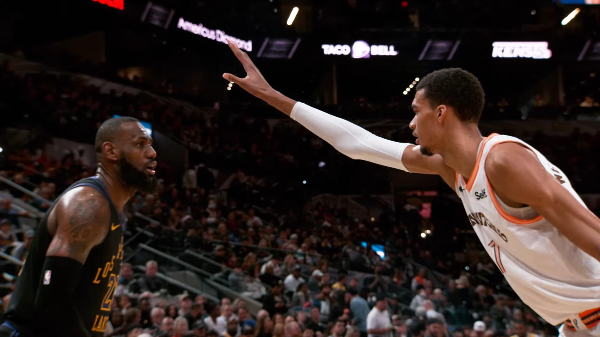 NBA Victor Wembanyama LeBron James Lakers Spurs 8 mai 2024